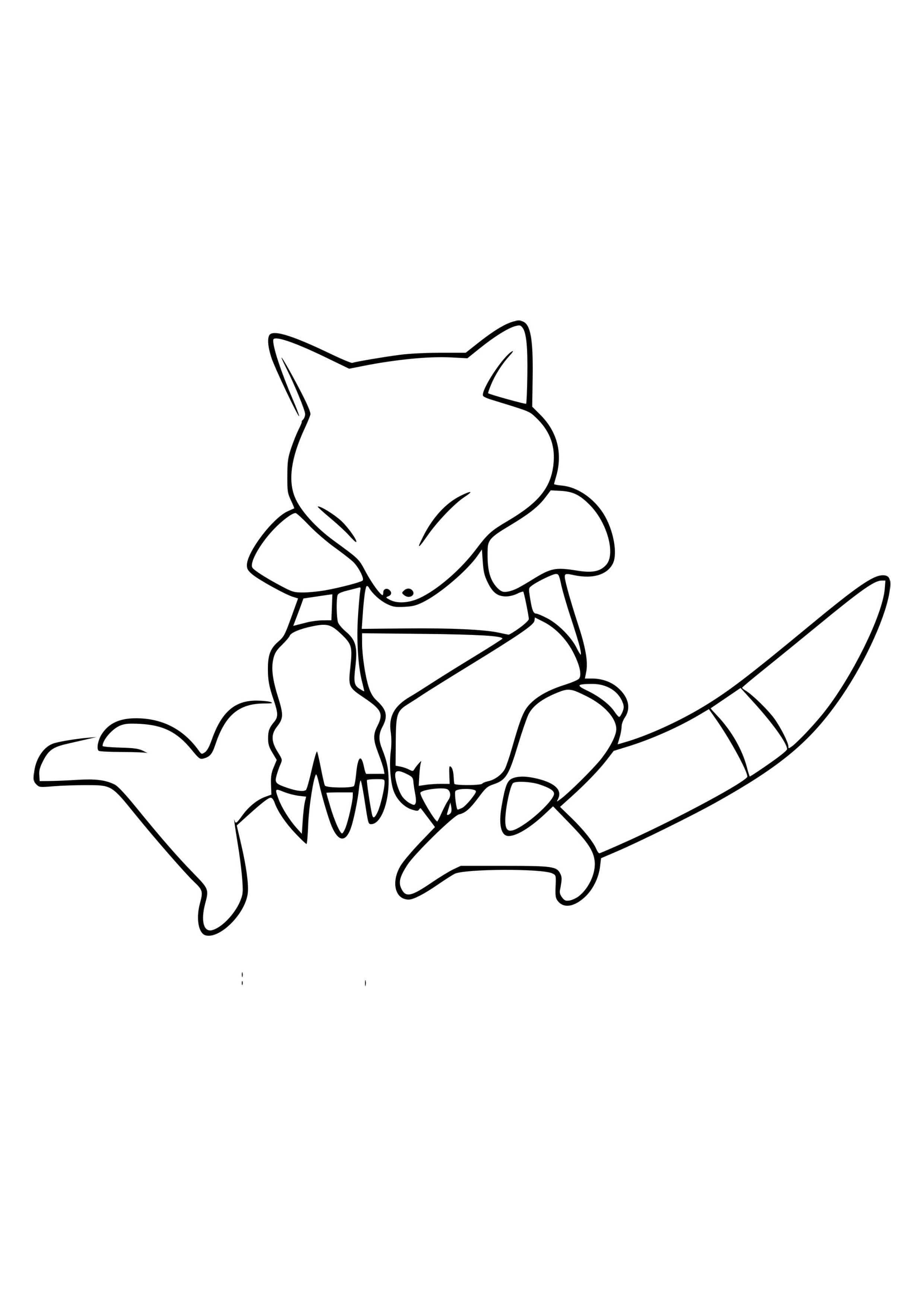 Abra coloring page (A4) to print