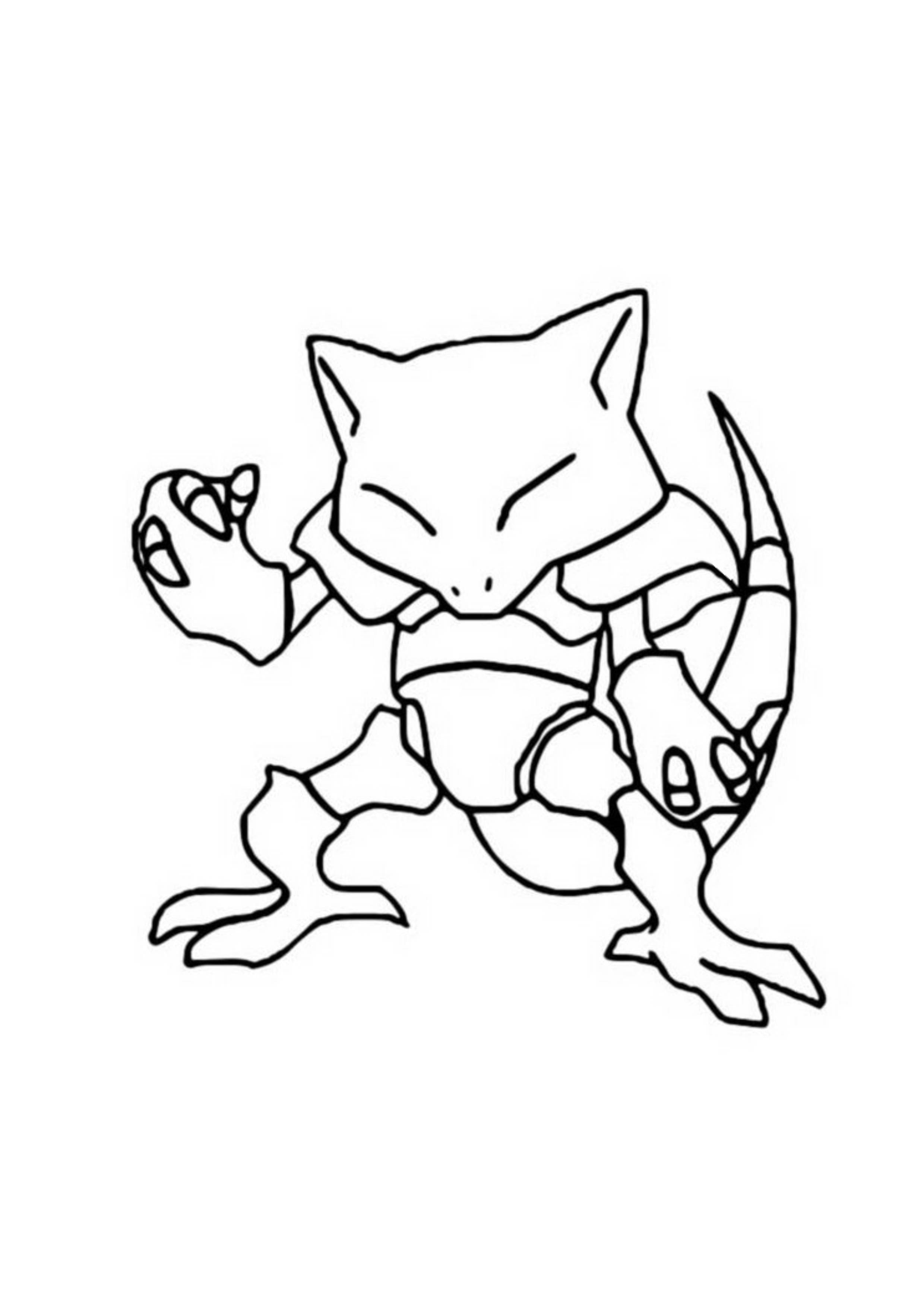 Abra coloring page (A4) to print