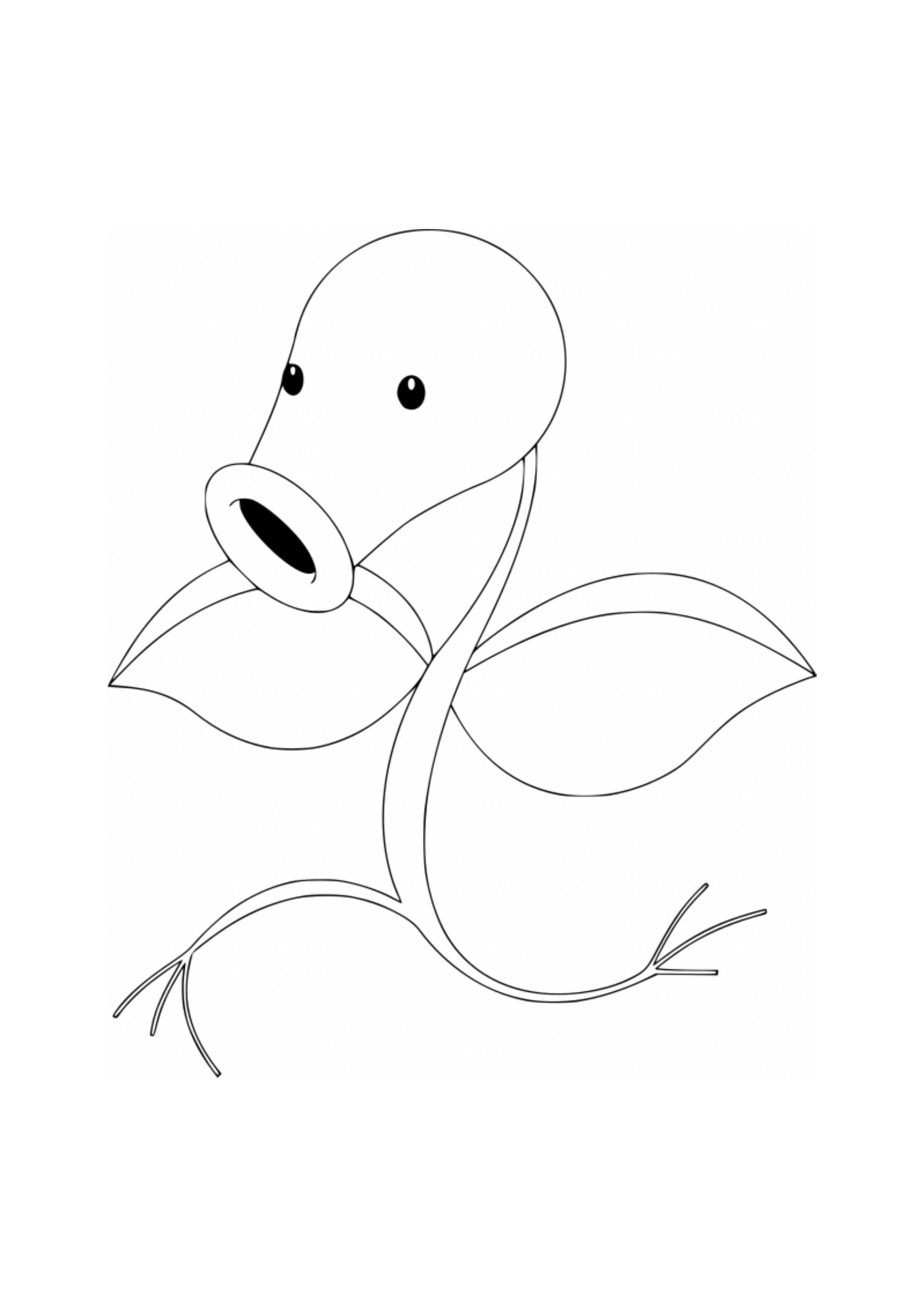 Bellsprout coloring page (A4) to print