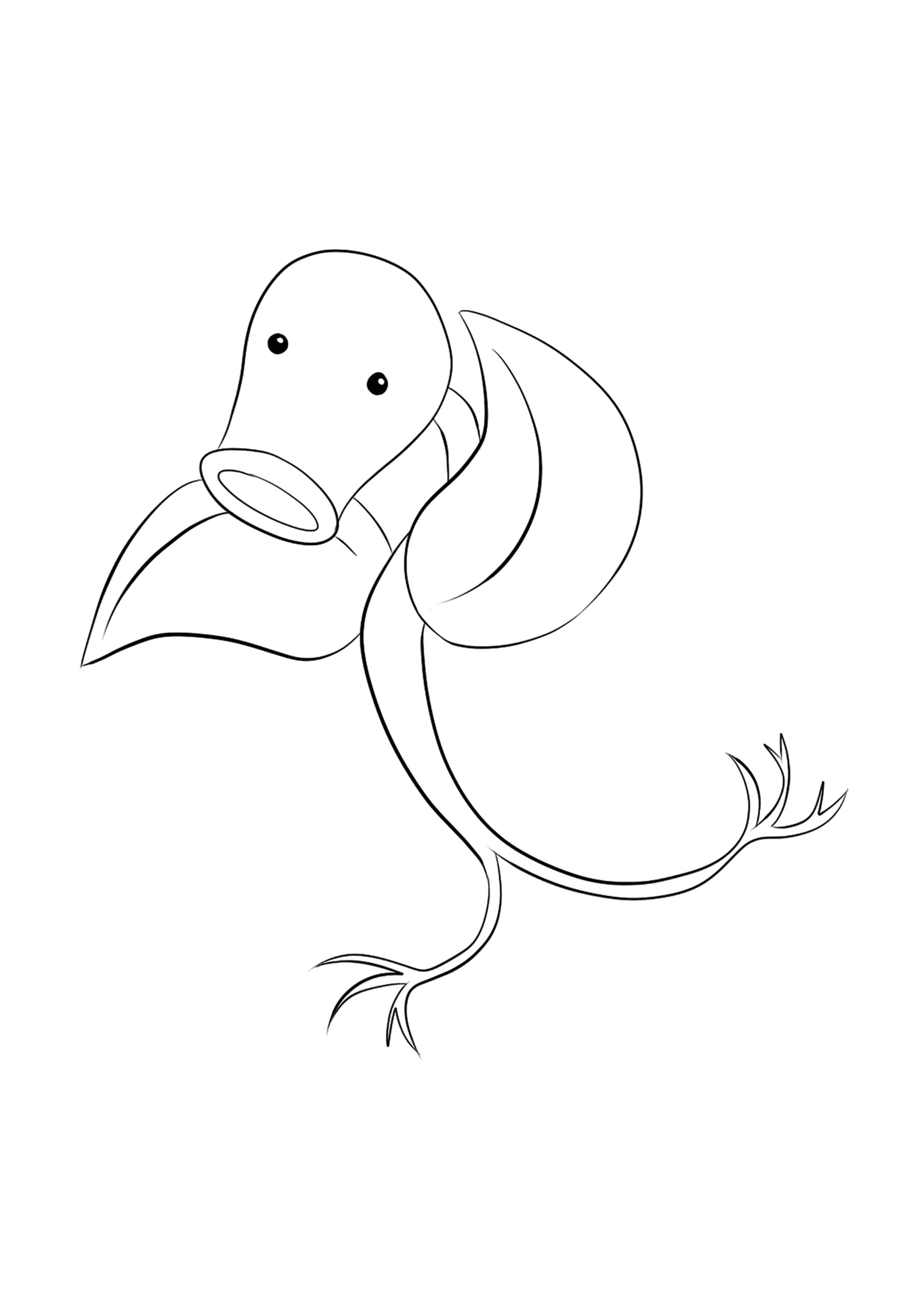 Bellsprout coloring page (A4) to print