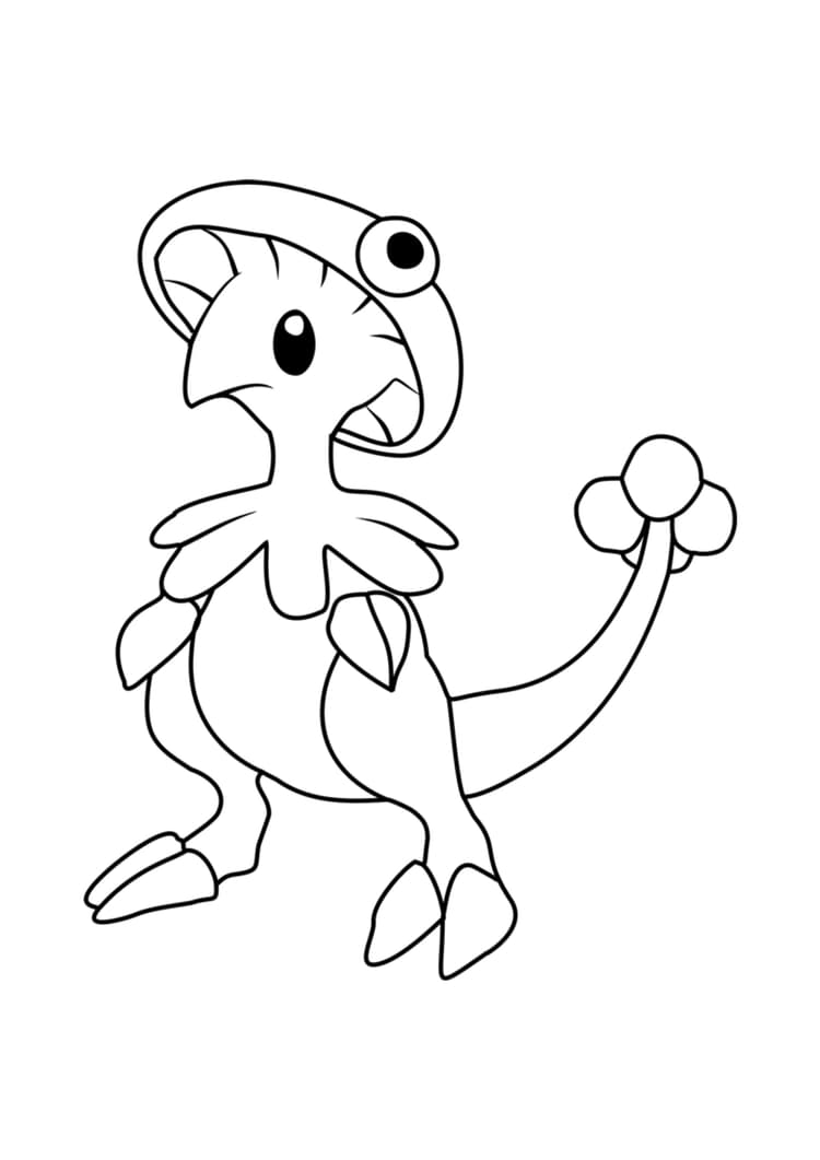 Breloom coloring page (A4) to print