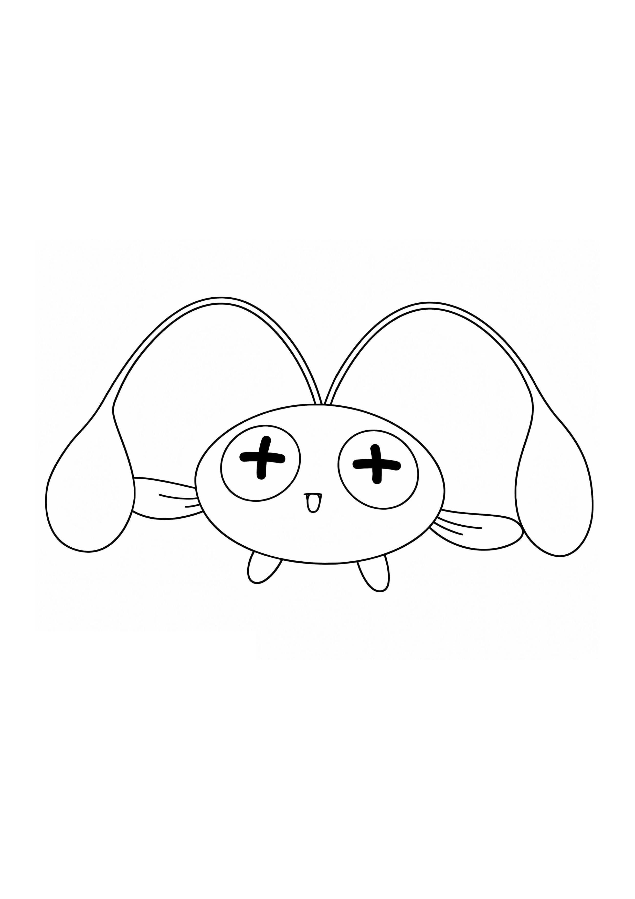 Chinchou coloring page (A4) to print