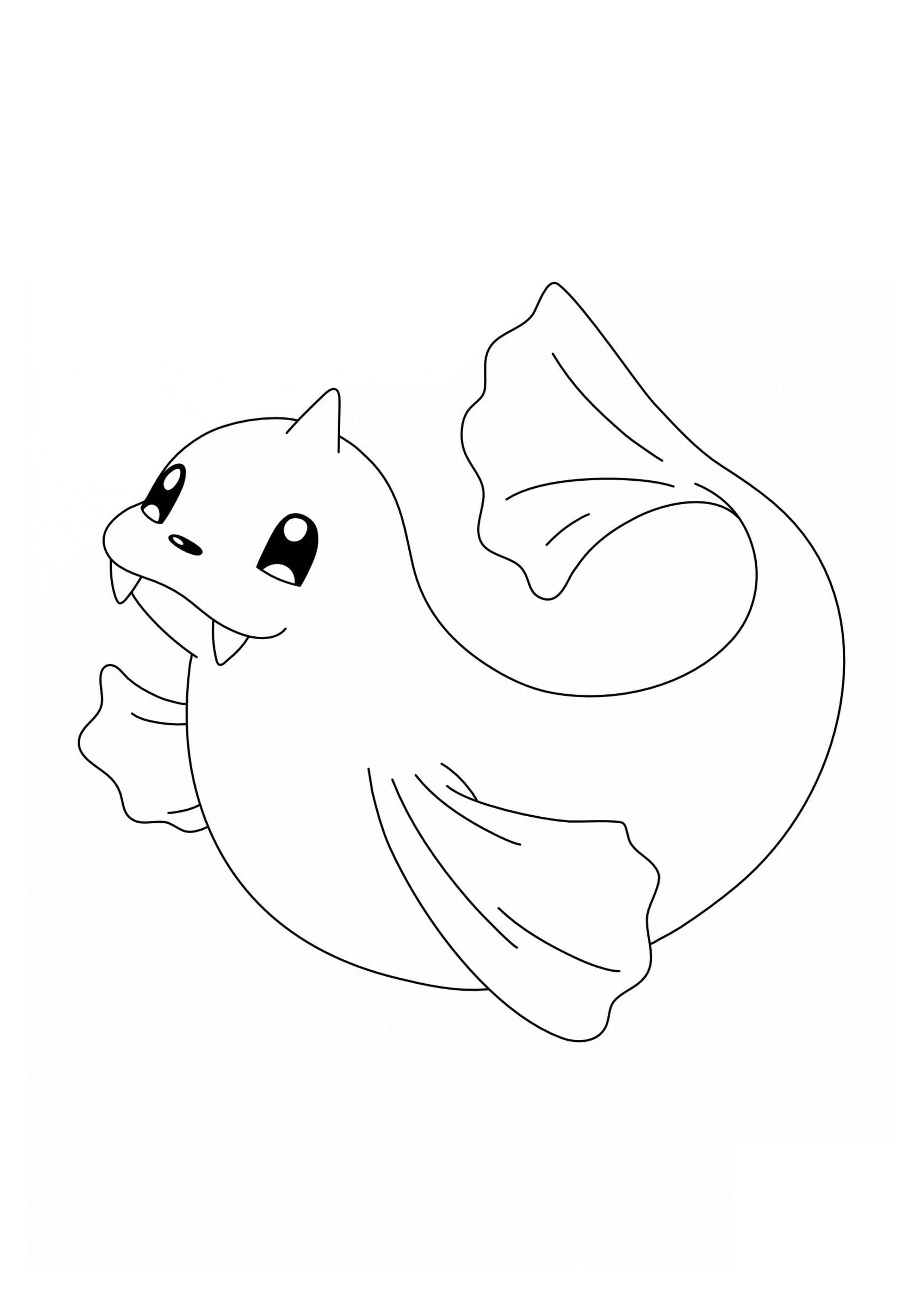Dewgong coloring page (A4) to print