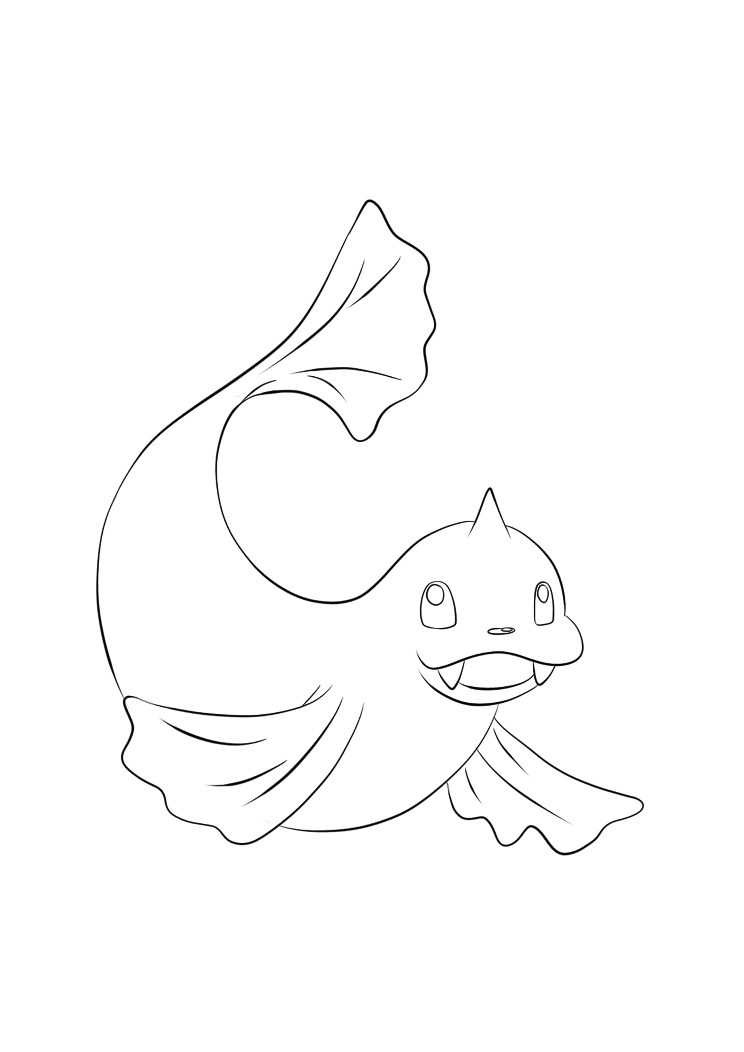 Dewgong coloring page (A4) to print
