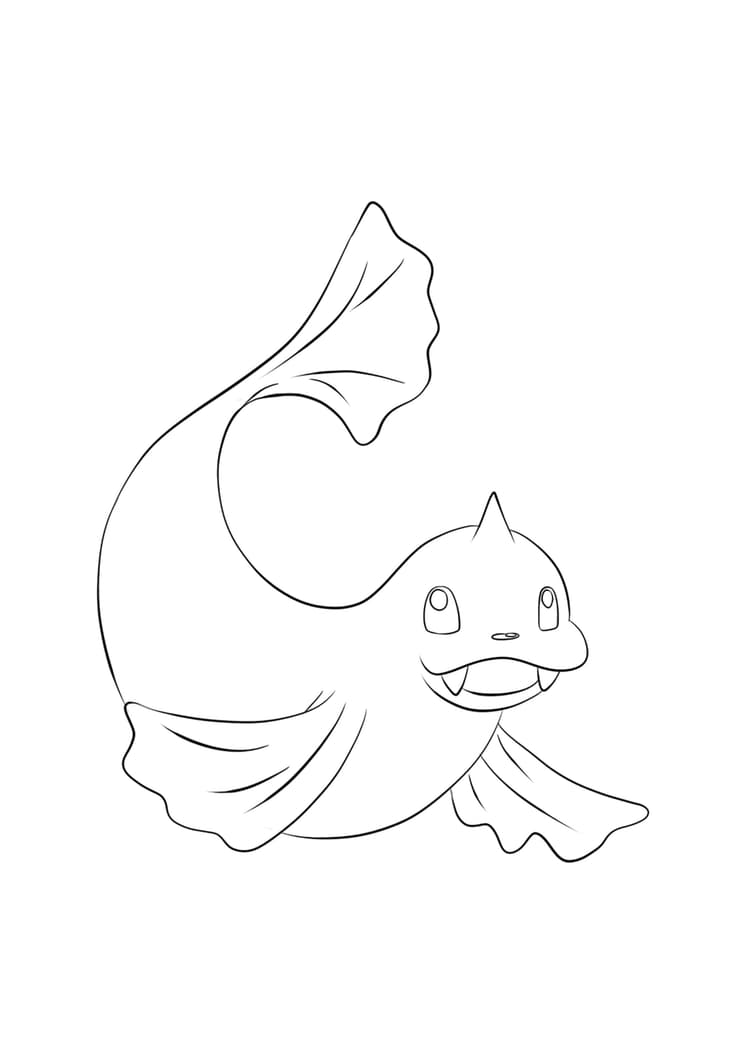 Dewgong coloring page (A4) to print