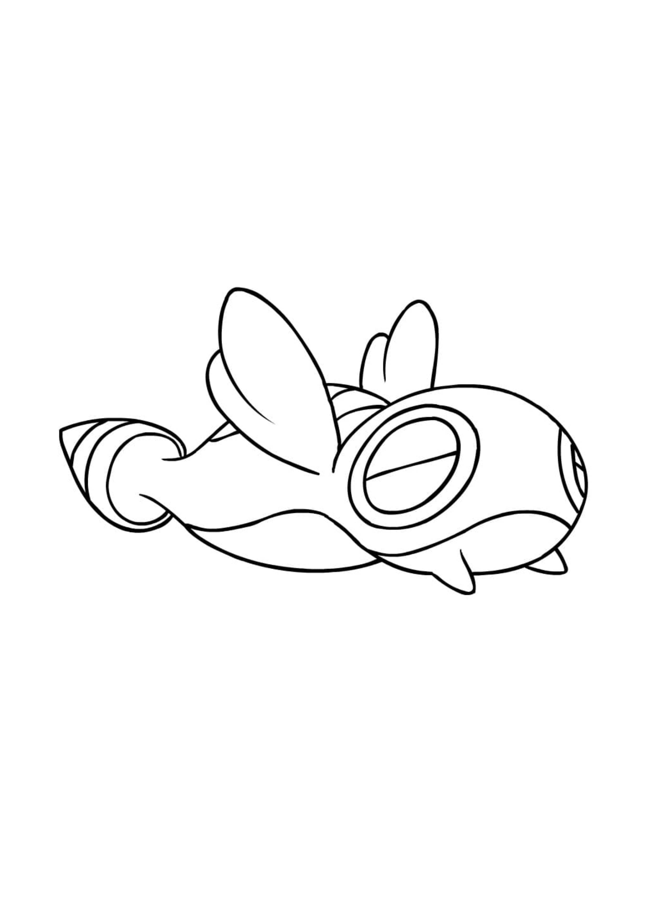 Dunsparce coloring page (A4) to print