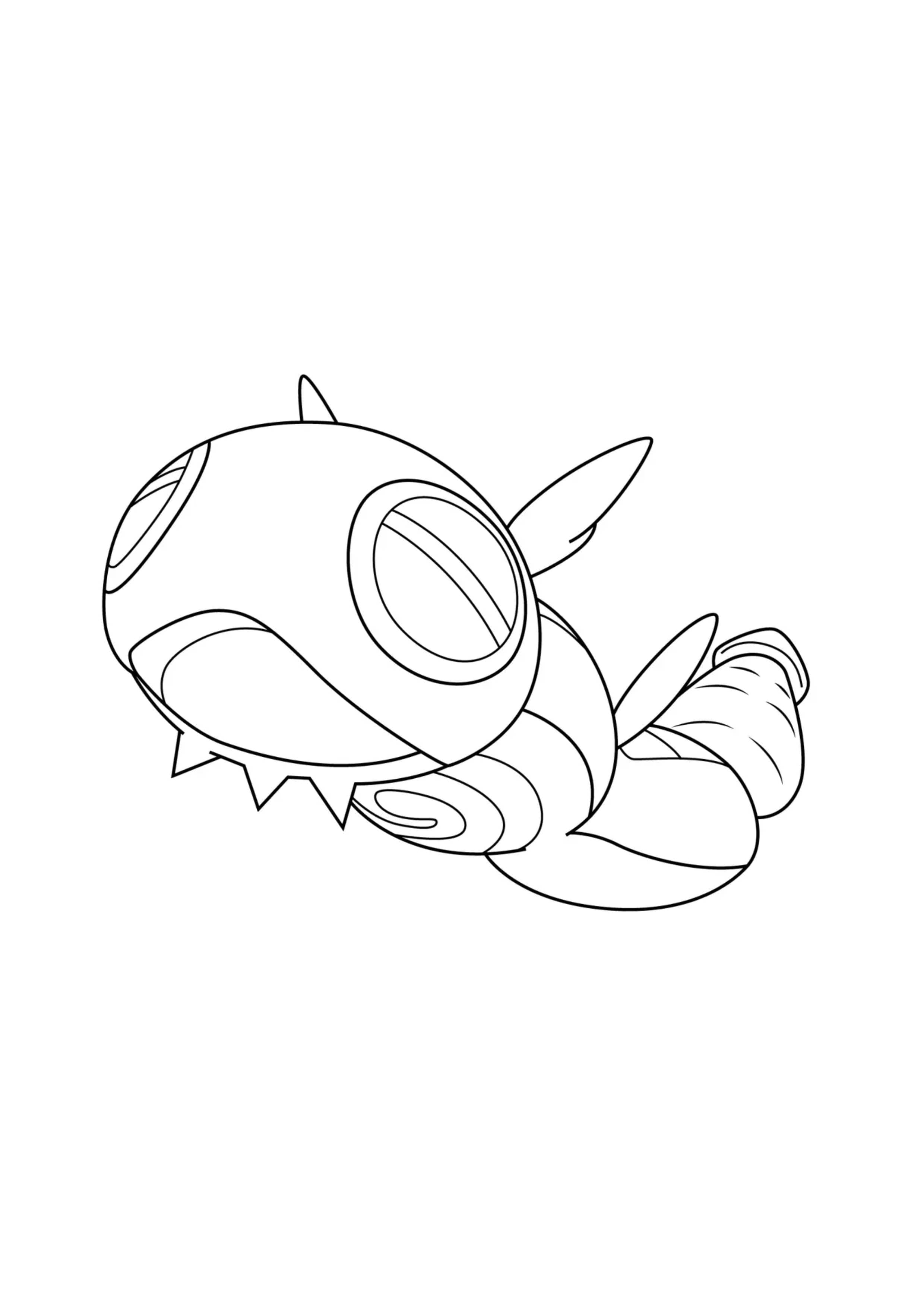 Dunsparce coloring page (A4) to print