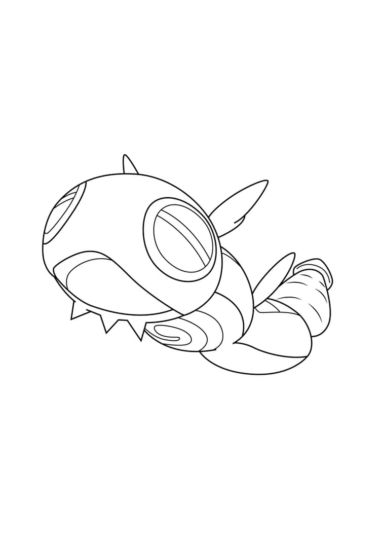 Dunsparce coloring page (A4) to print