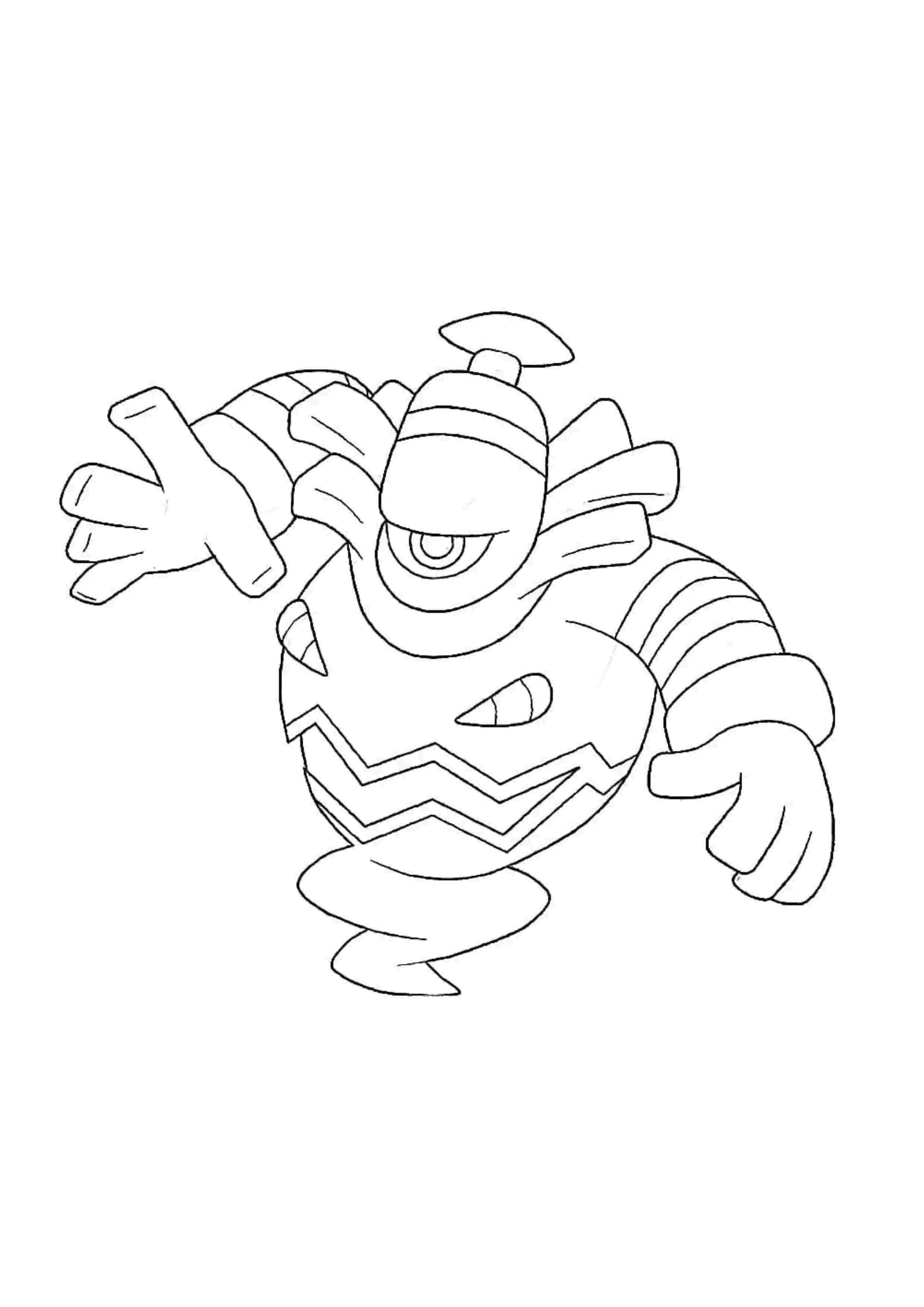 Dusknoir coloring page (A4) to print