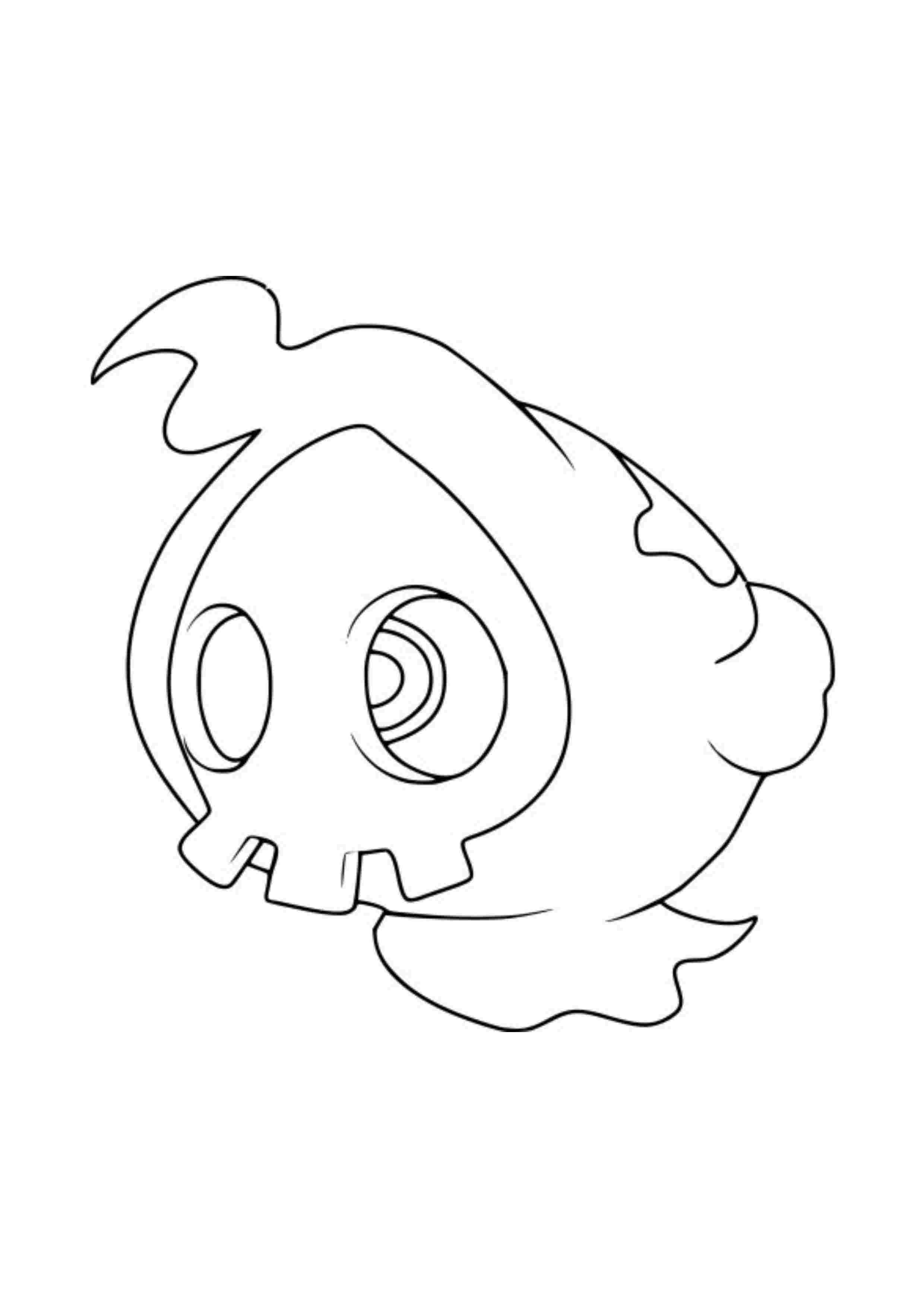 Duskull coloring page (A4) to print
