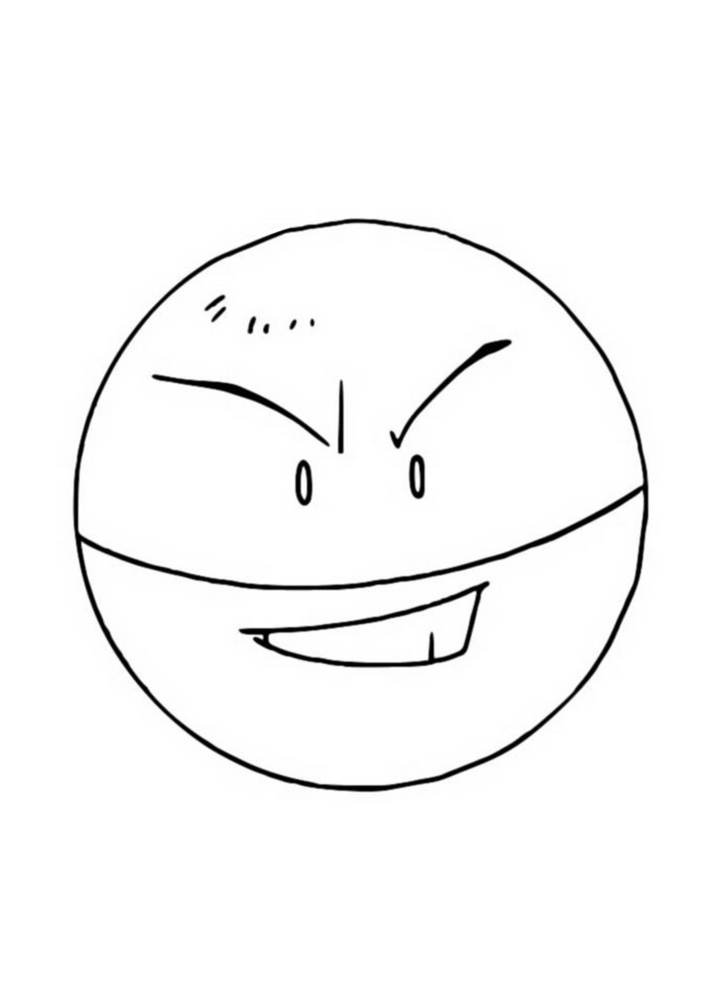 Electrode coloring page (A4) to print