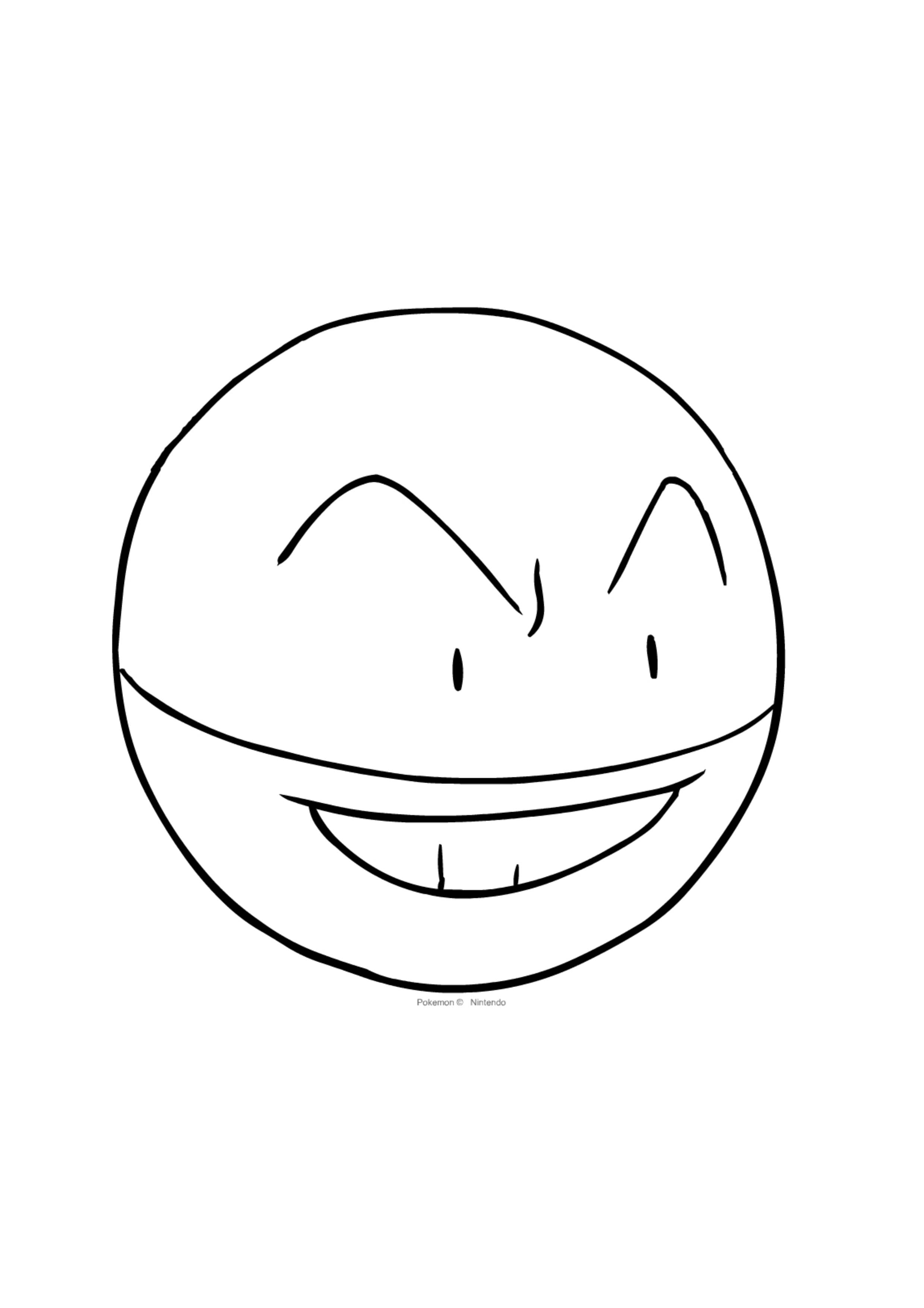 Electrode coloring page (A4) to print
