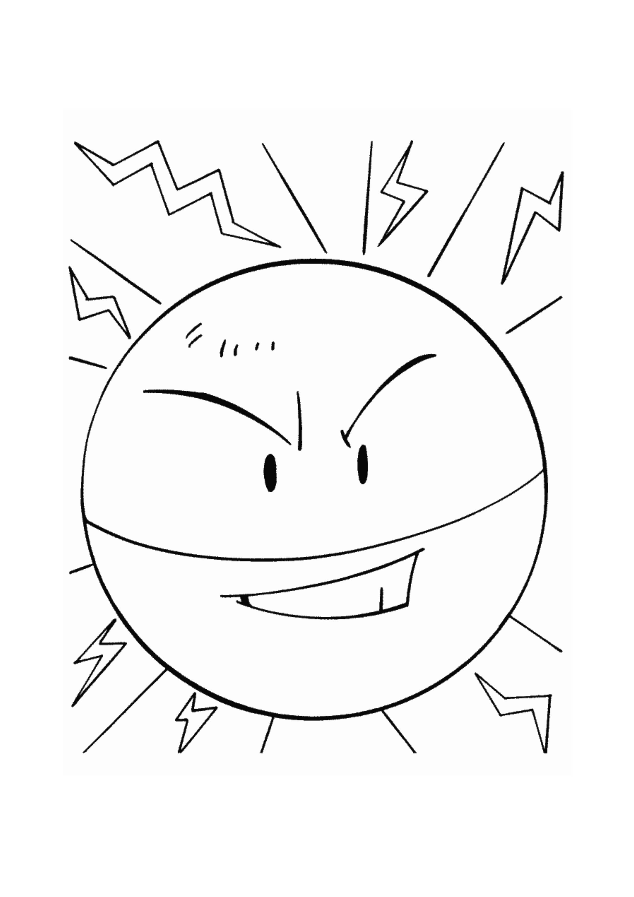Electrode coloring page (A4) to print
