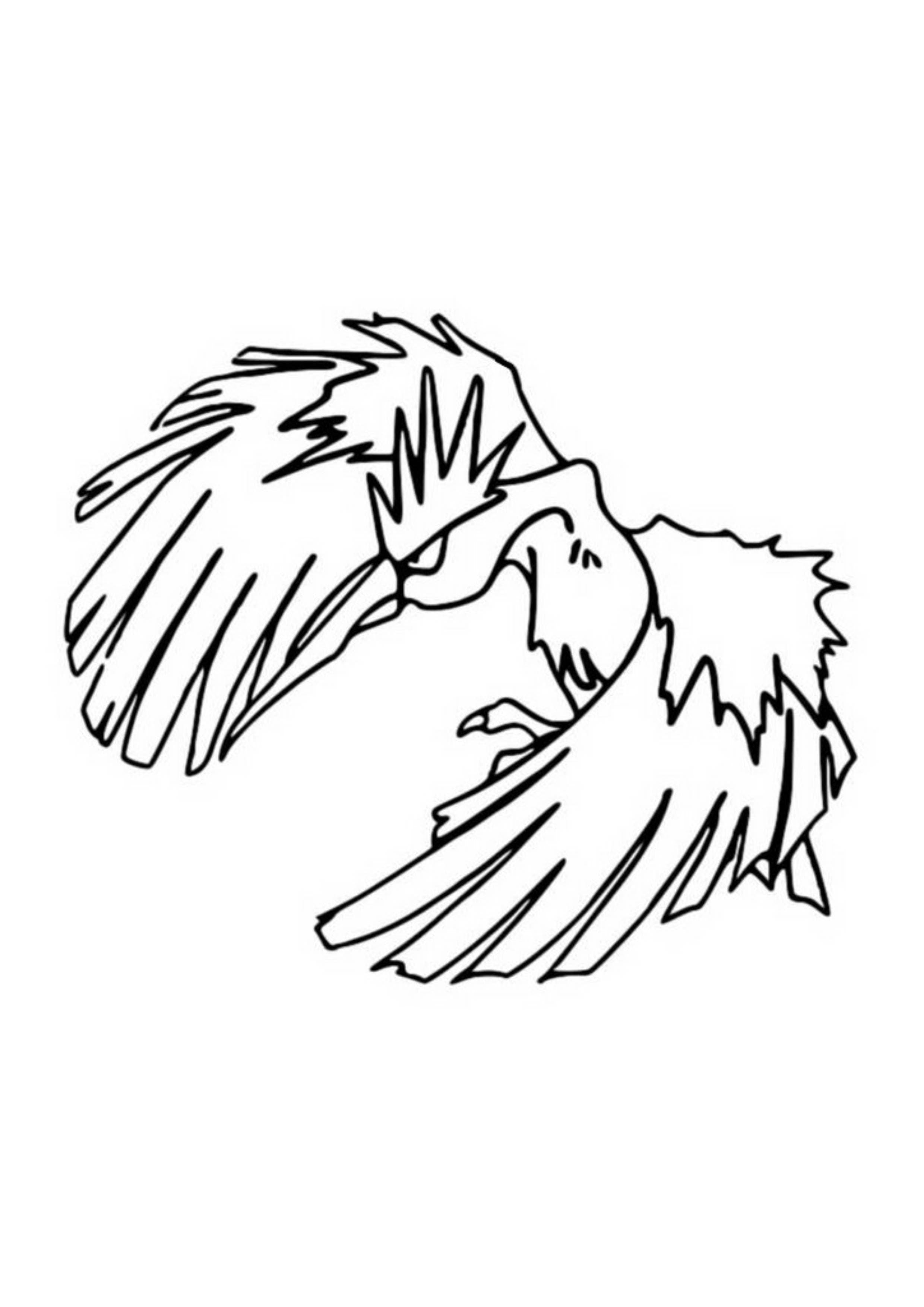 Fearow coloring page (A4) to print
