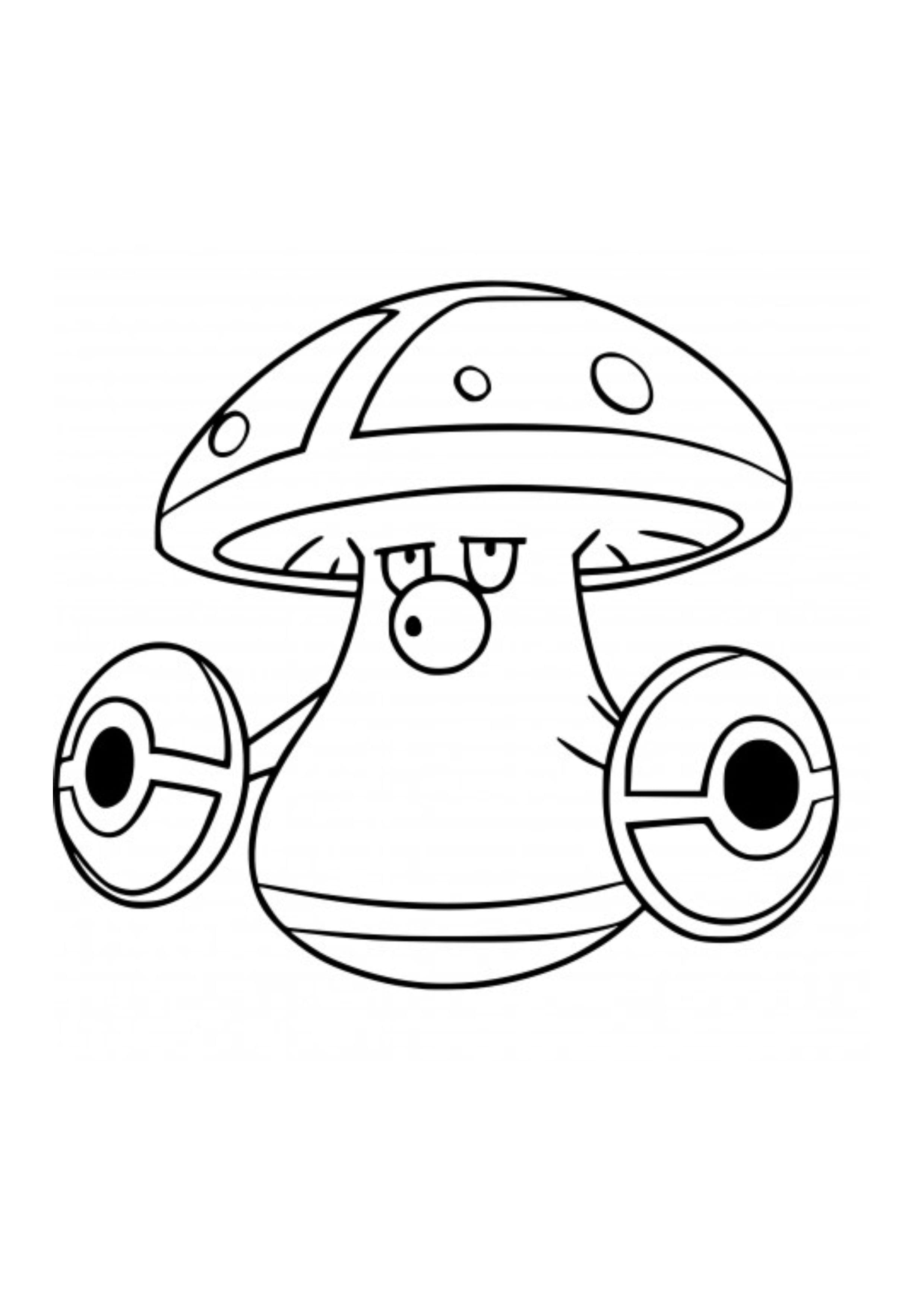 Foongus coloring page (A4) to print