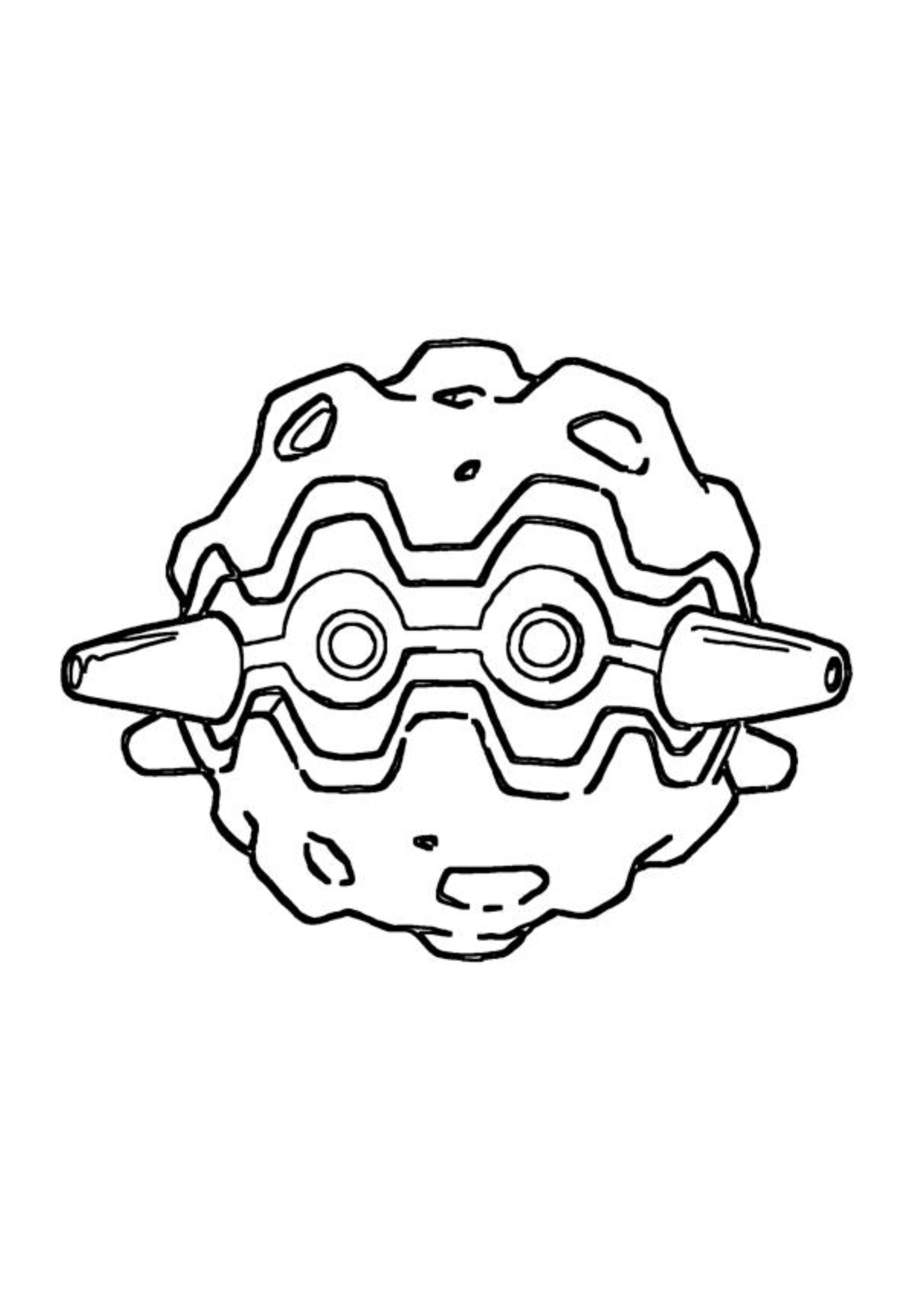 Forretress coloring page (A4) to print