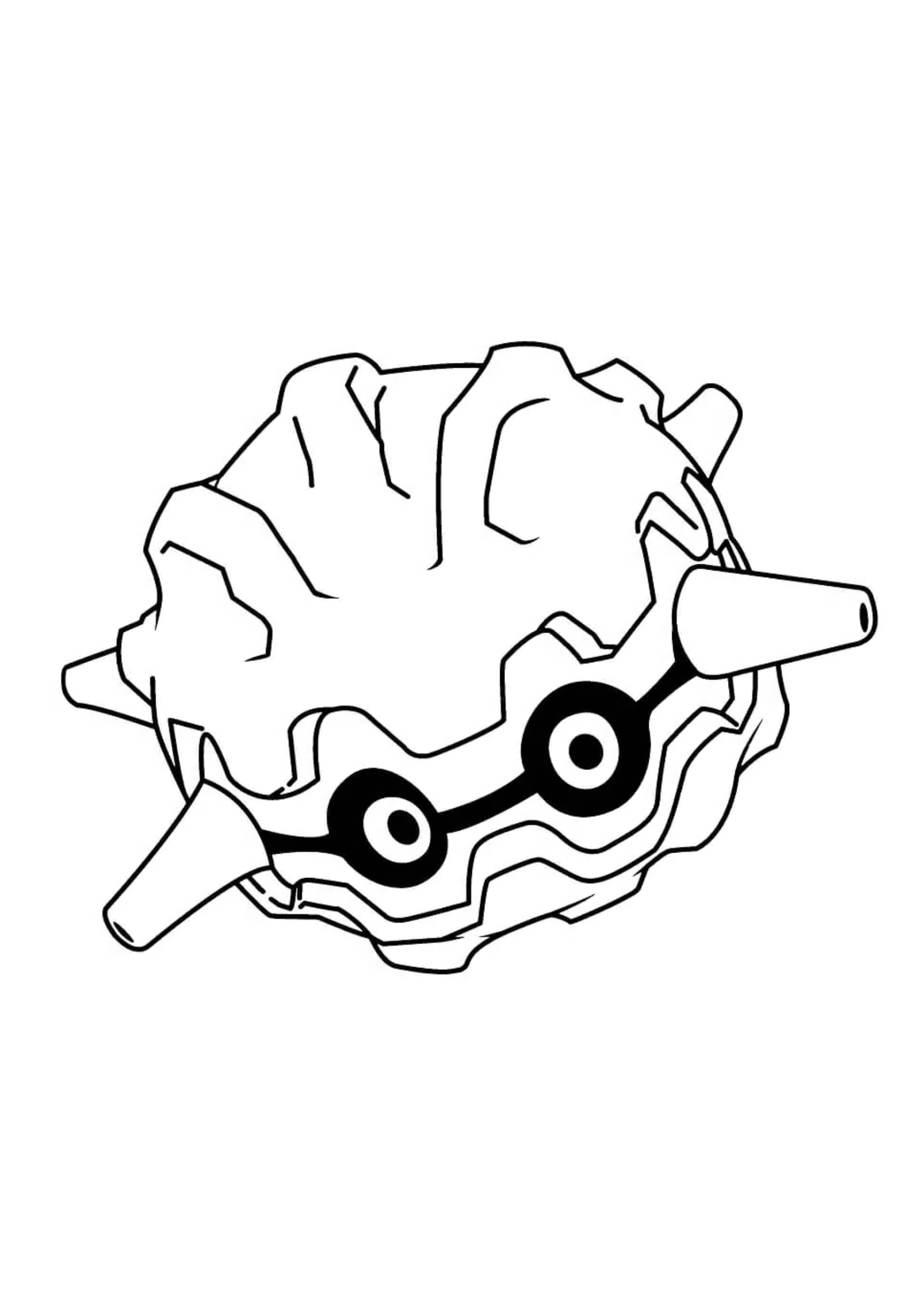 Forretress coloring page (A4) to print