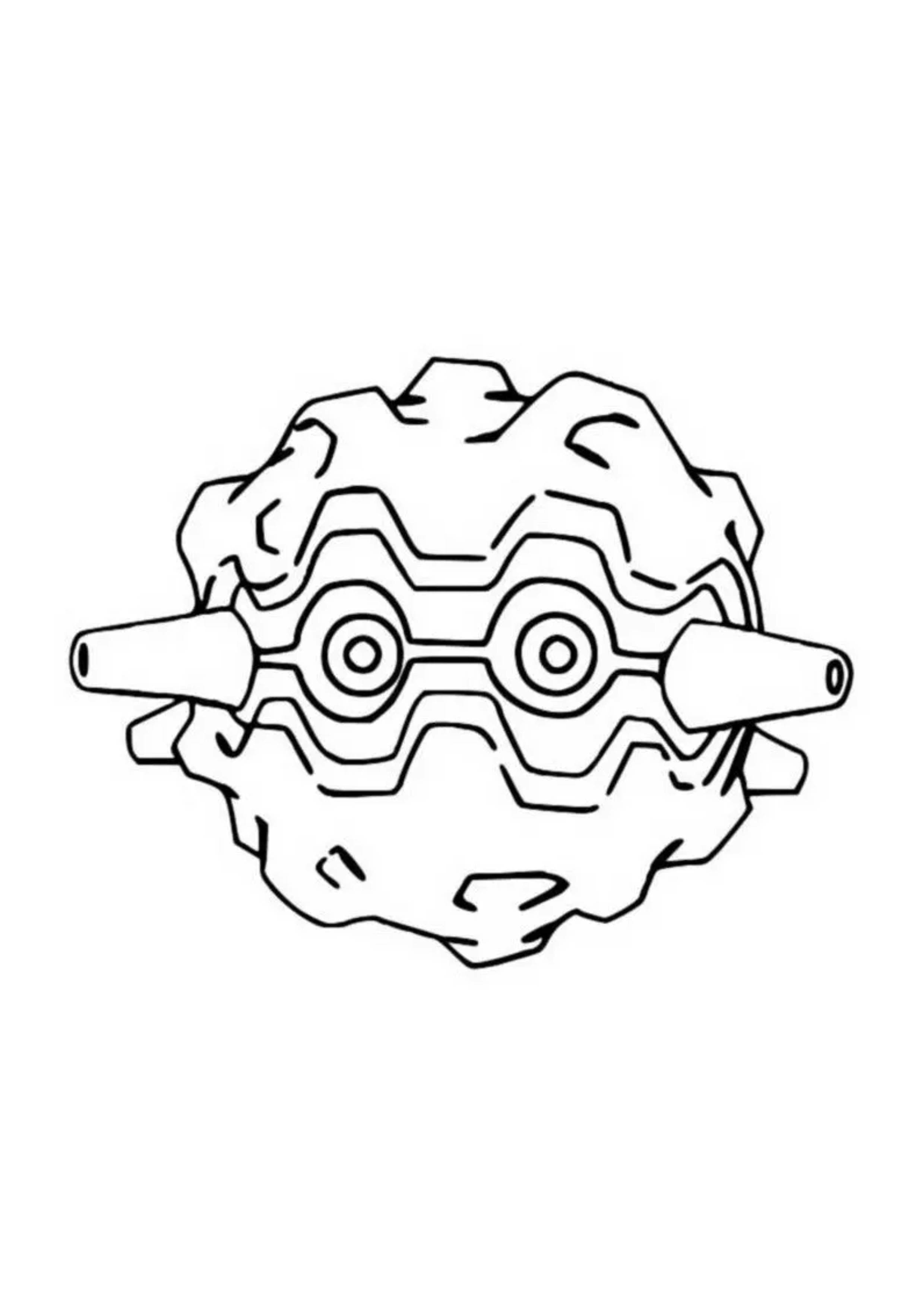 Forretress coloring page (A4) to print