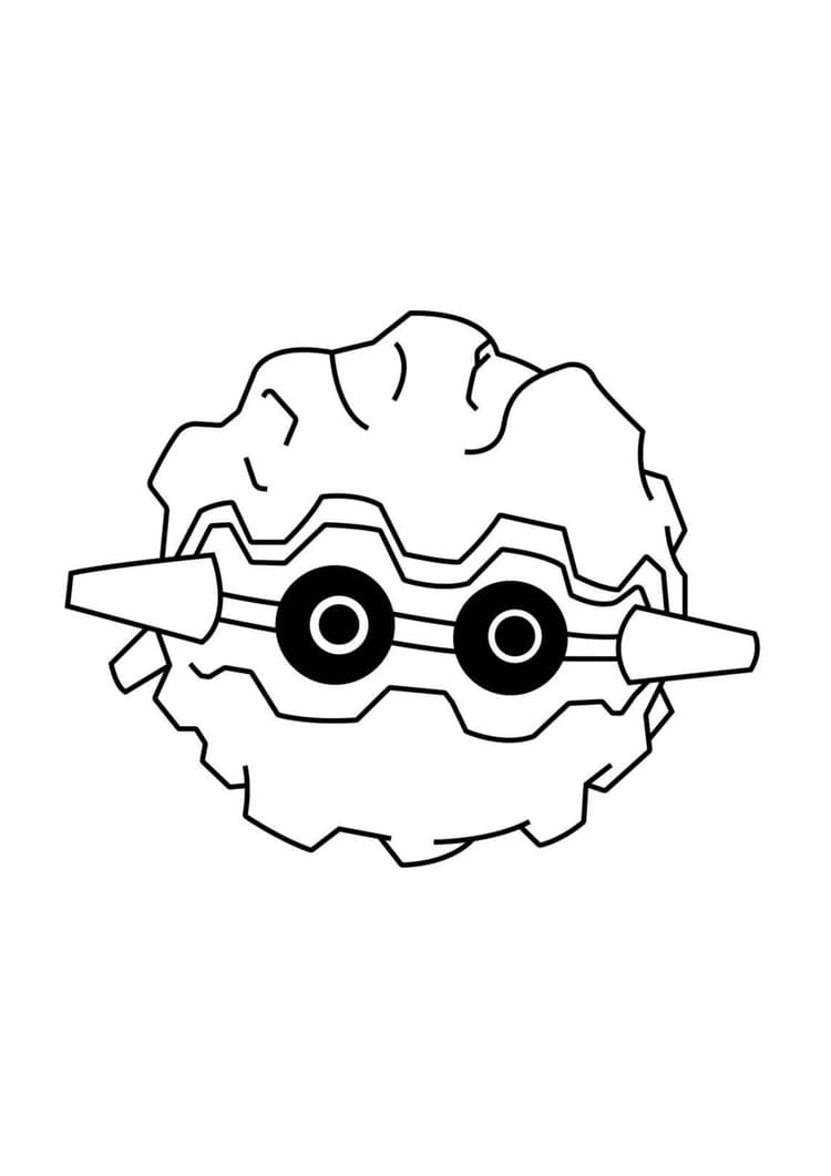 Forretress coloring page (A4) to print