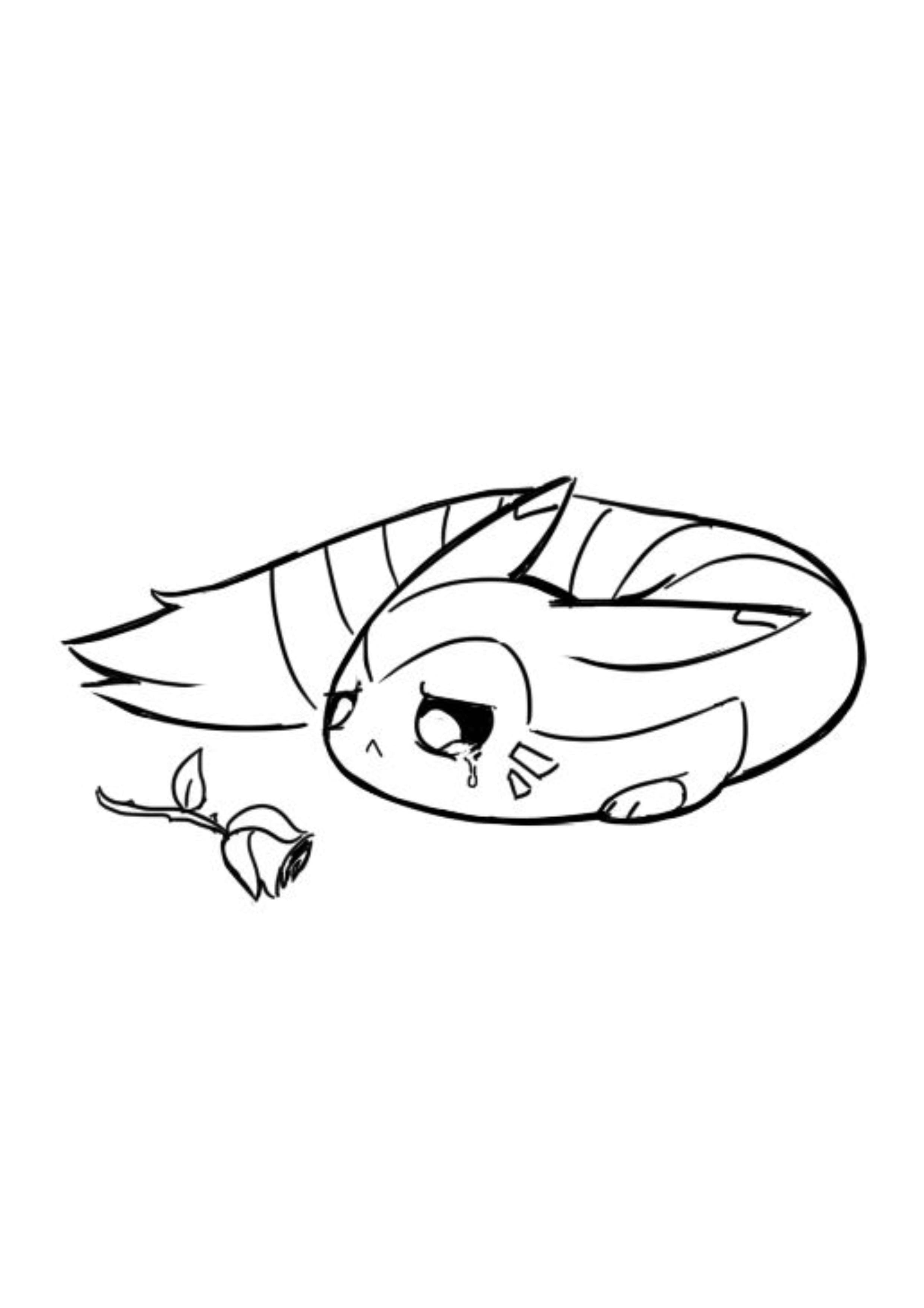 Furret coloring page (A4) to print