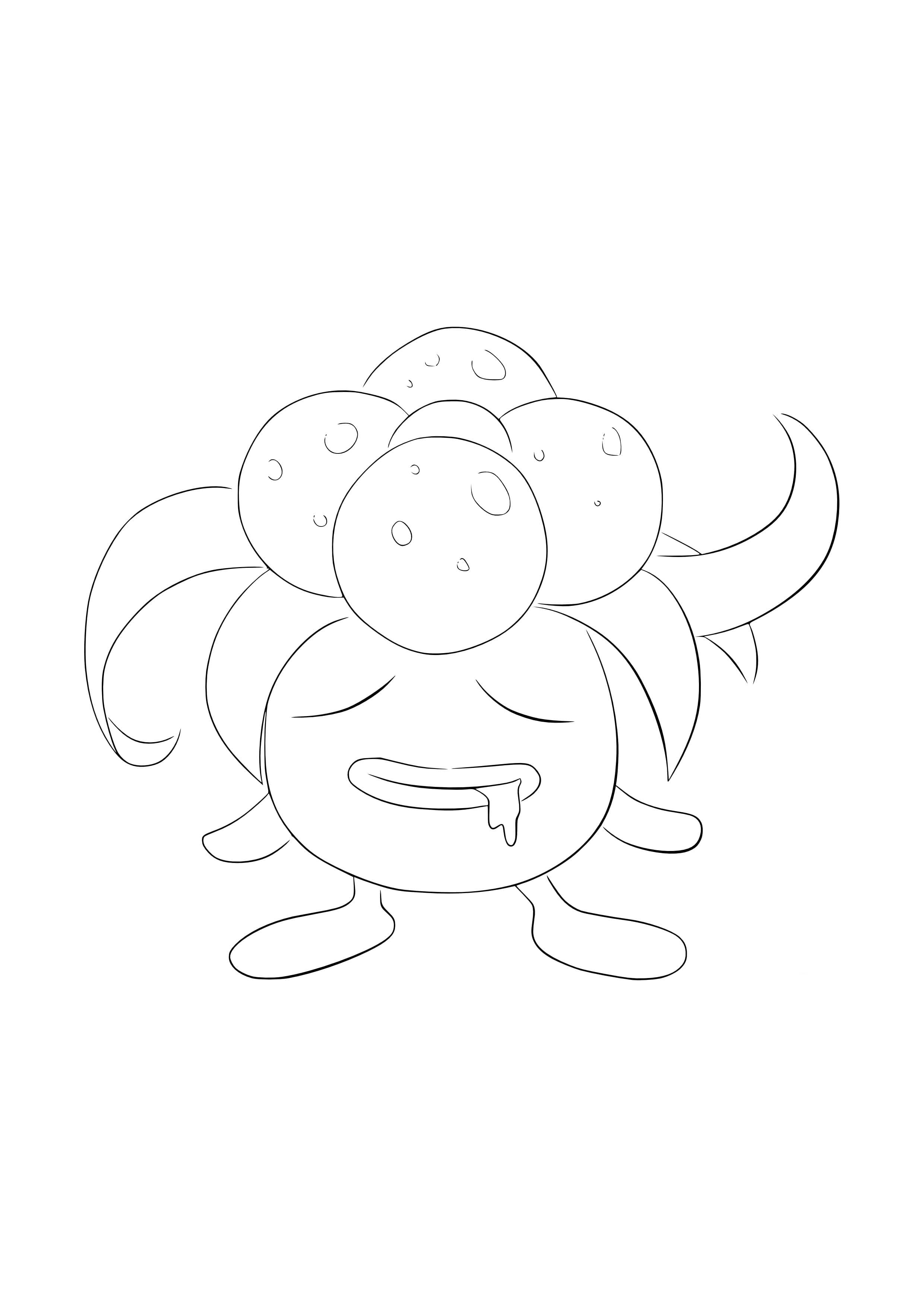 Gloom coloring page (A4) to print