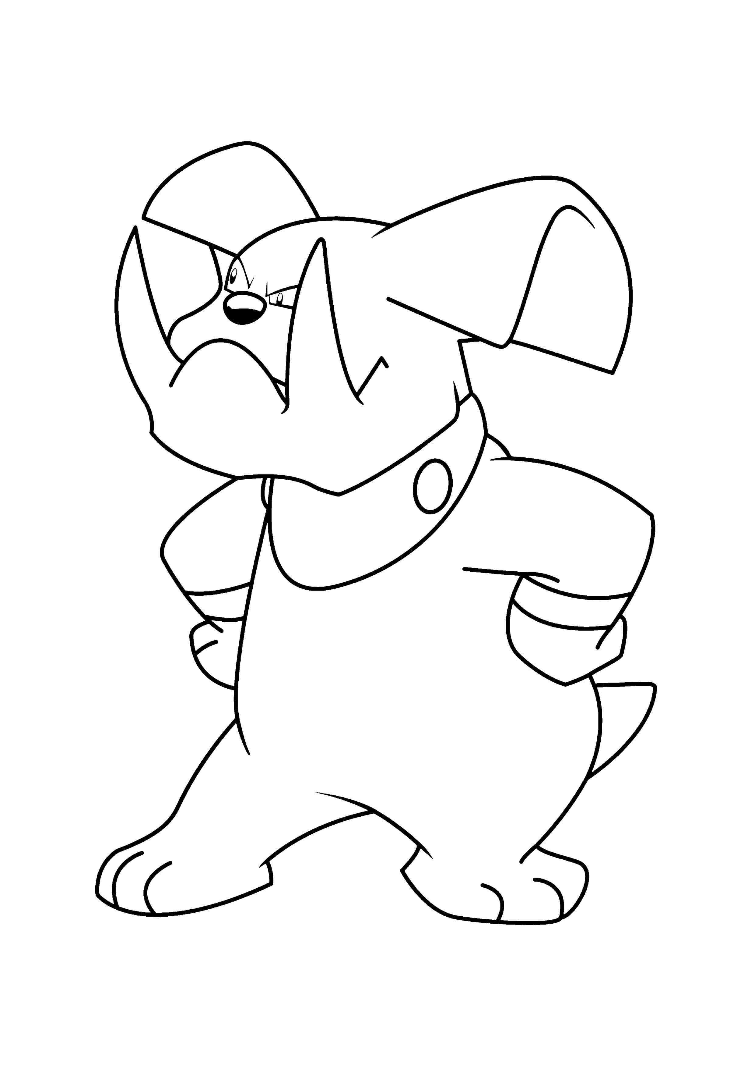 Granbull coloring page (A4) to print