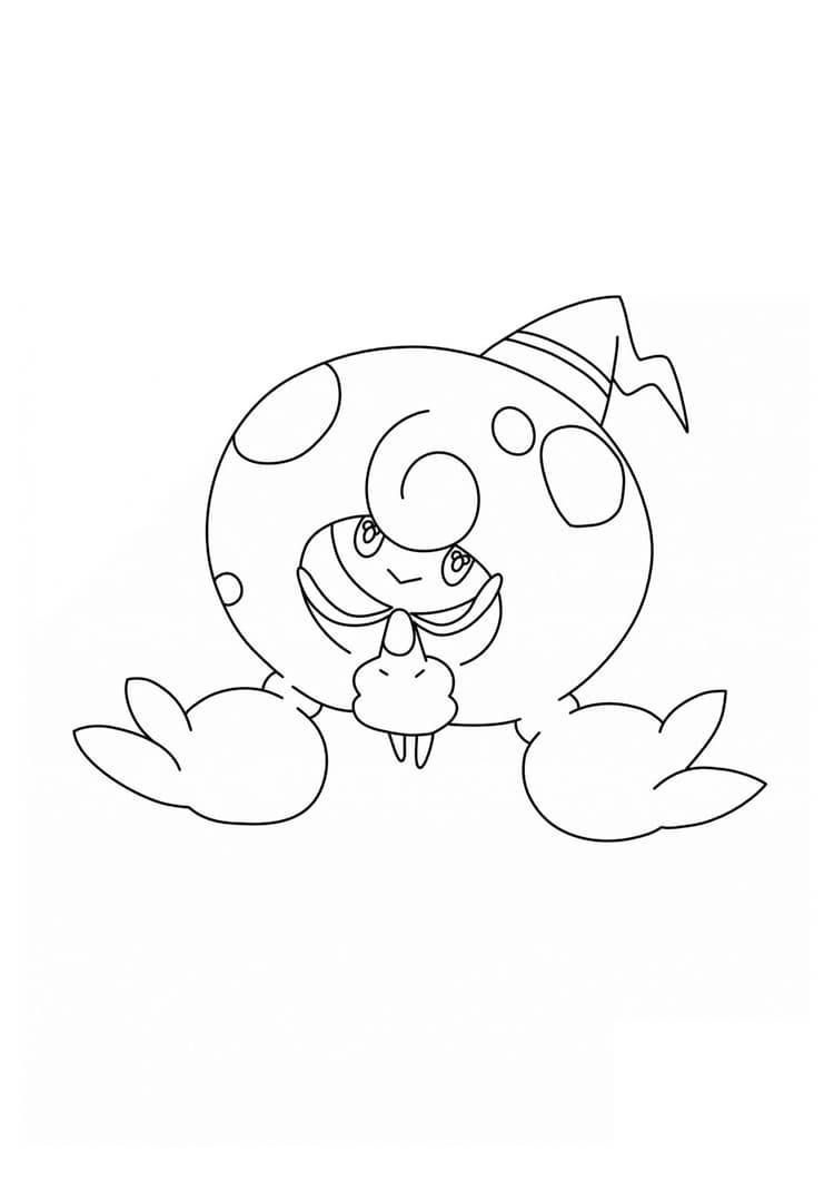 Hattrem coloring page (A4) to print
