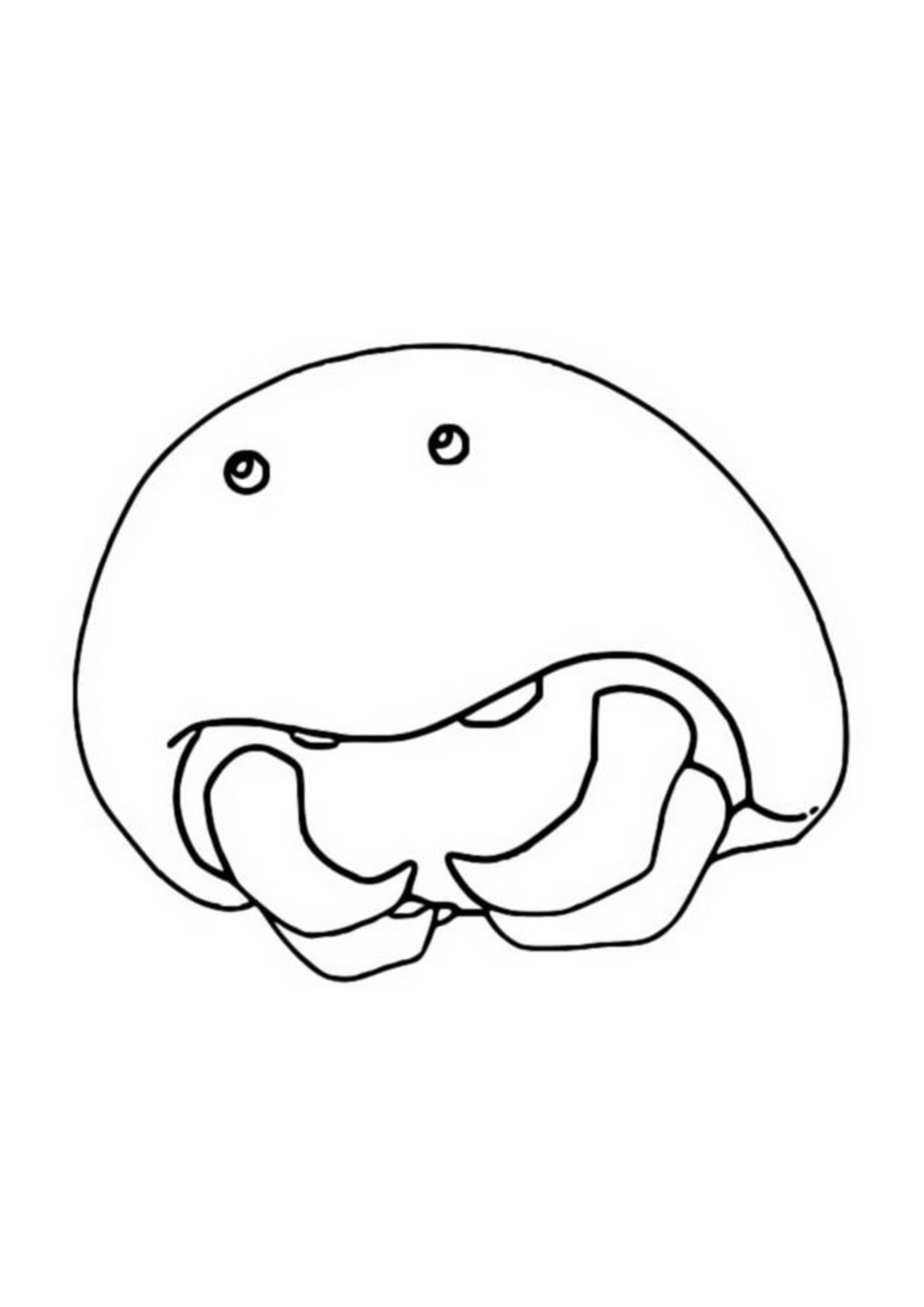 Kabuto coloring page (A4) to print