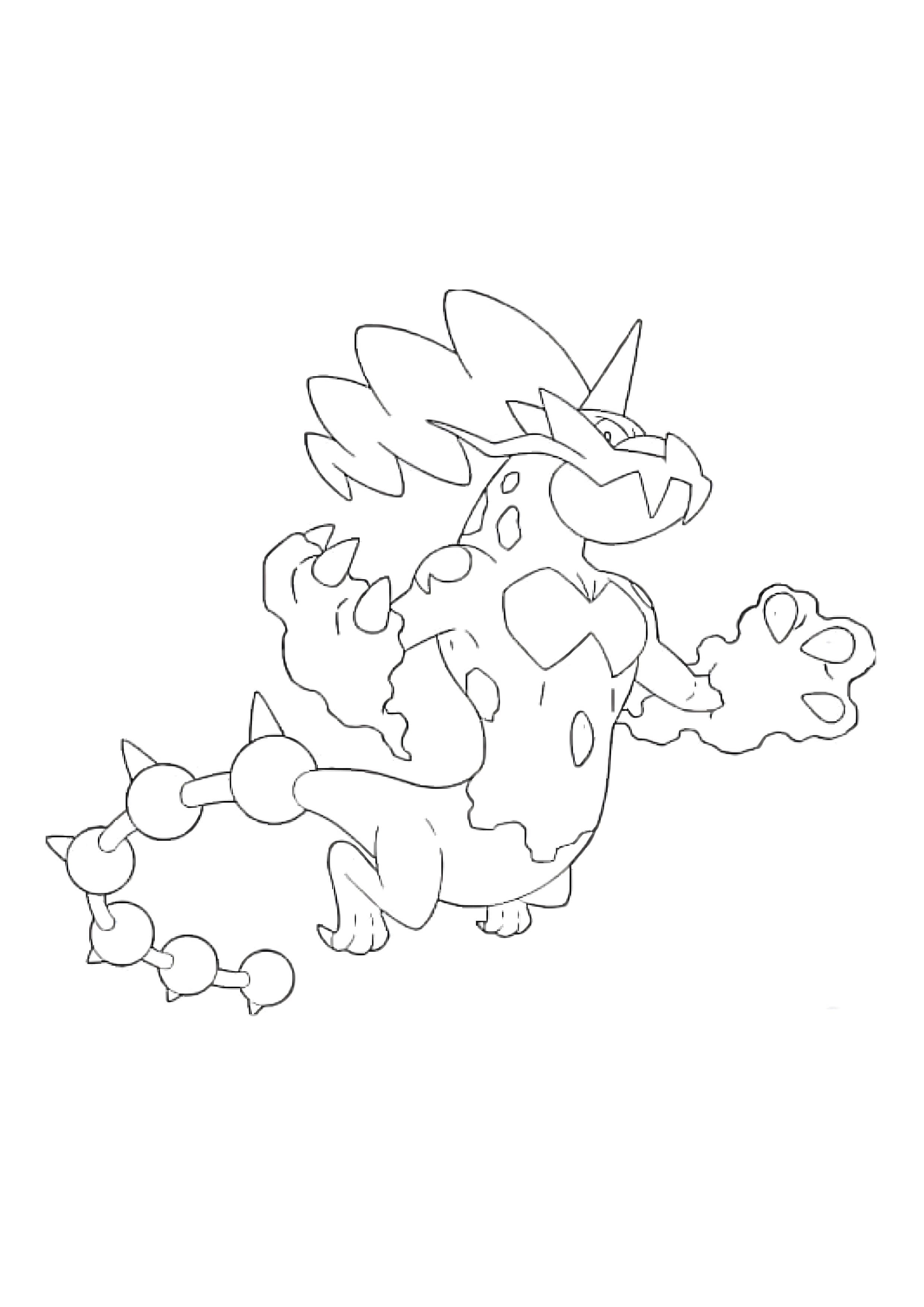 Landorus coloring page (A4) to print