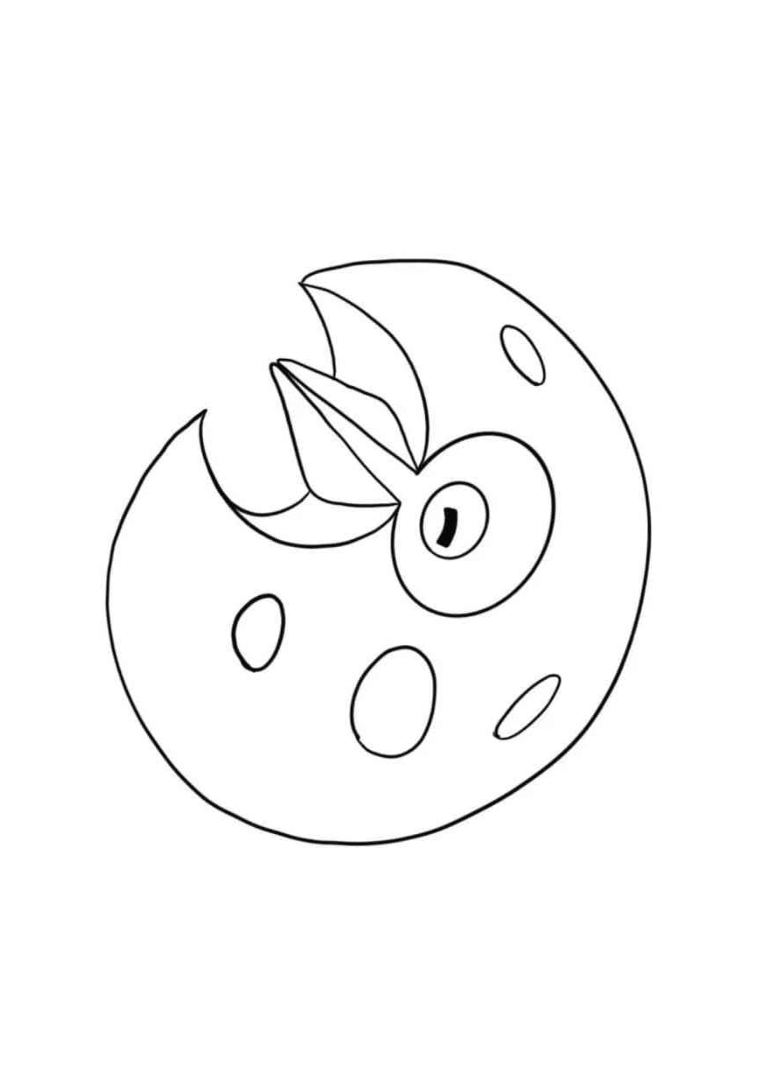 Lunatone coloring page (A4) to print