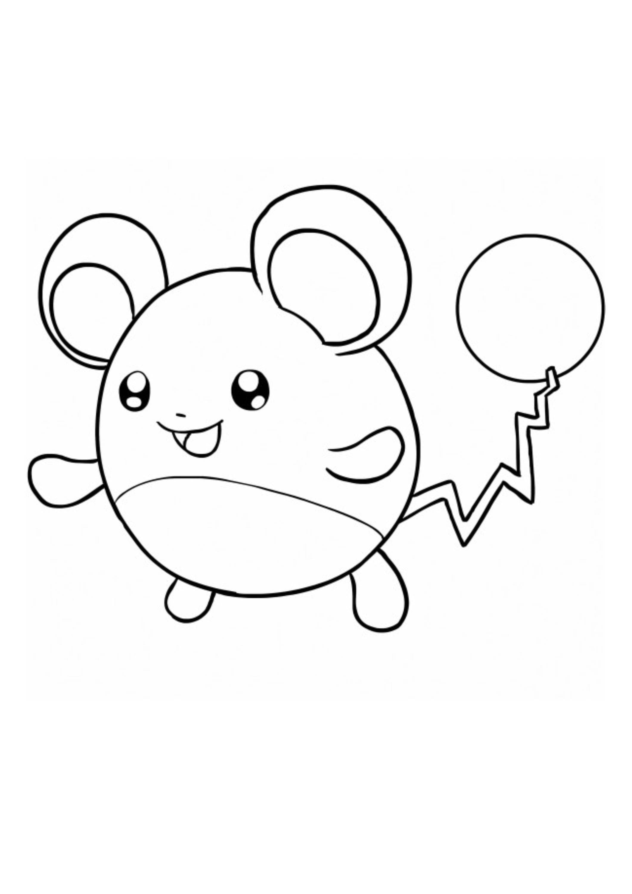Marill coloring page (A4) to print