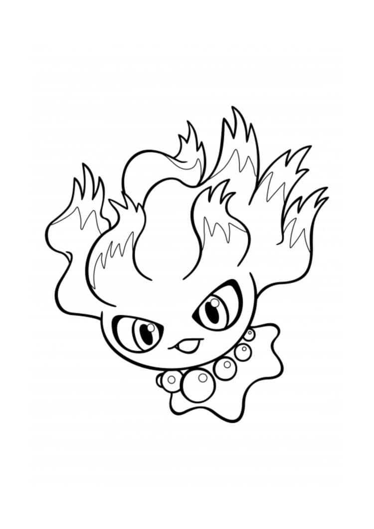Misdreavus coloring page (A4) to print