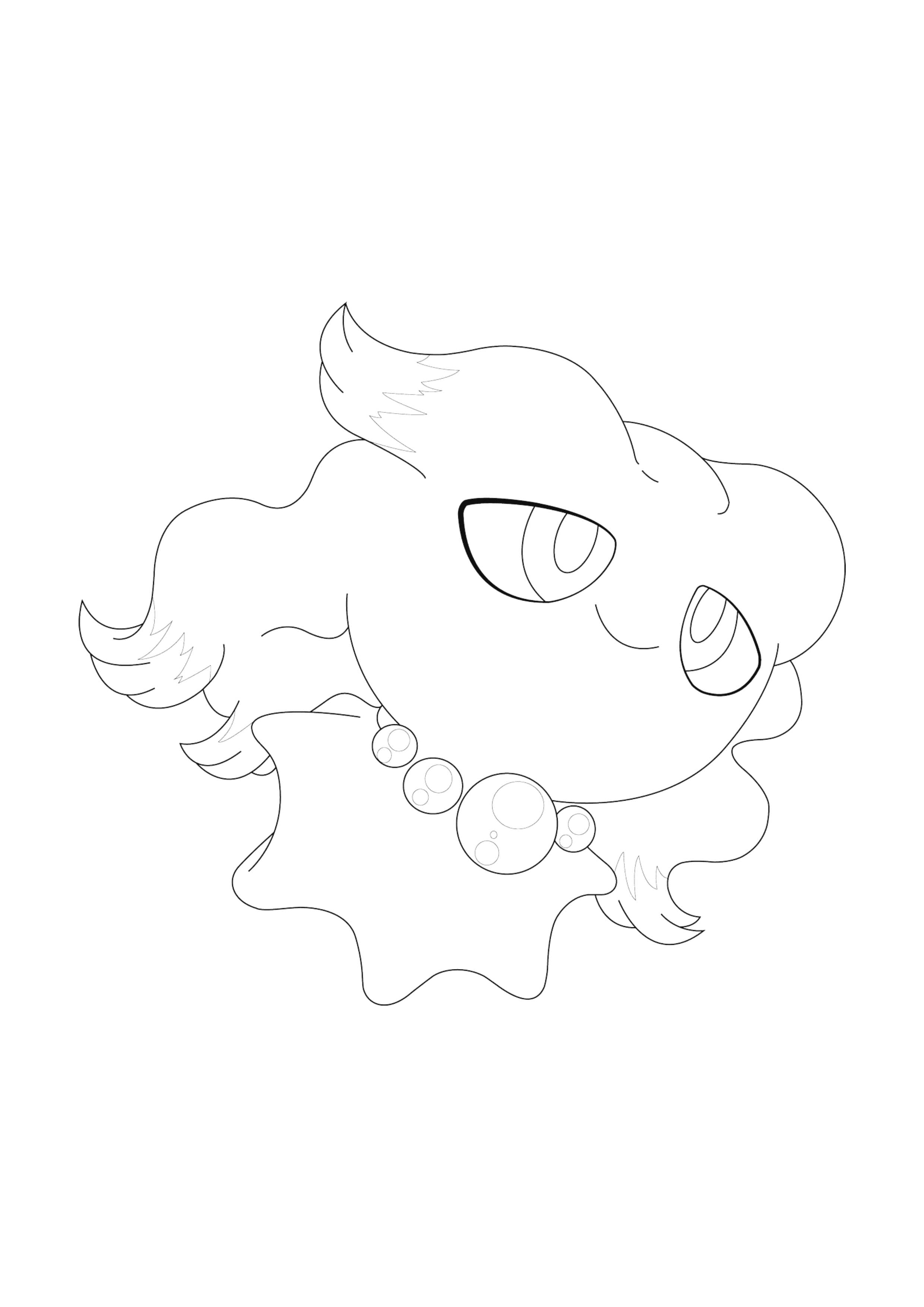 Misdreavus coloring page (A4) to print