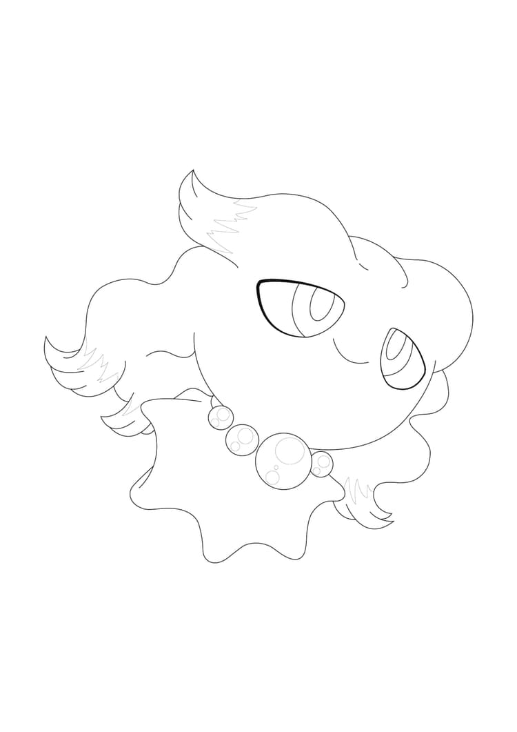 Misdreavus coloring page (A4) to print