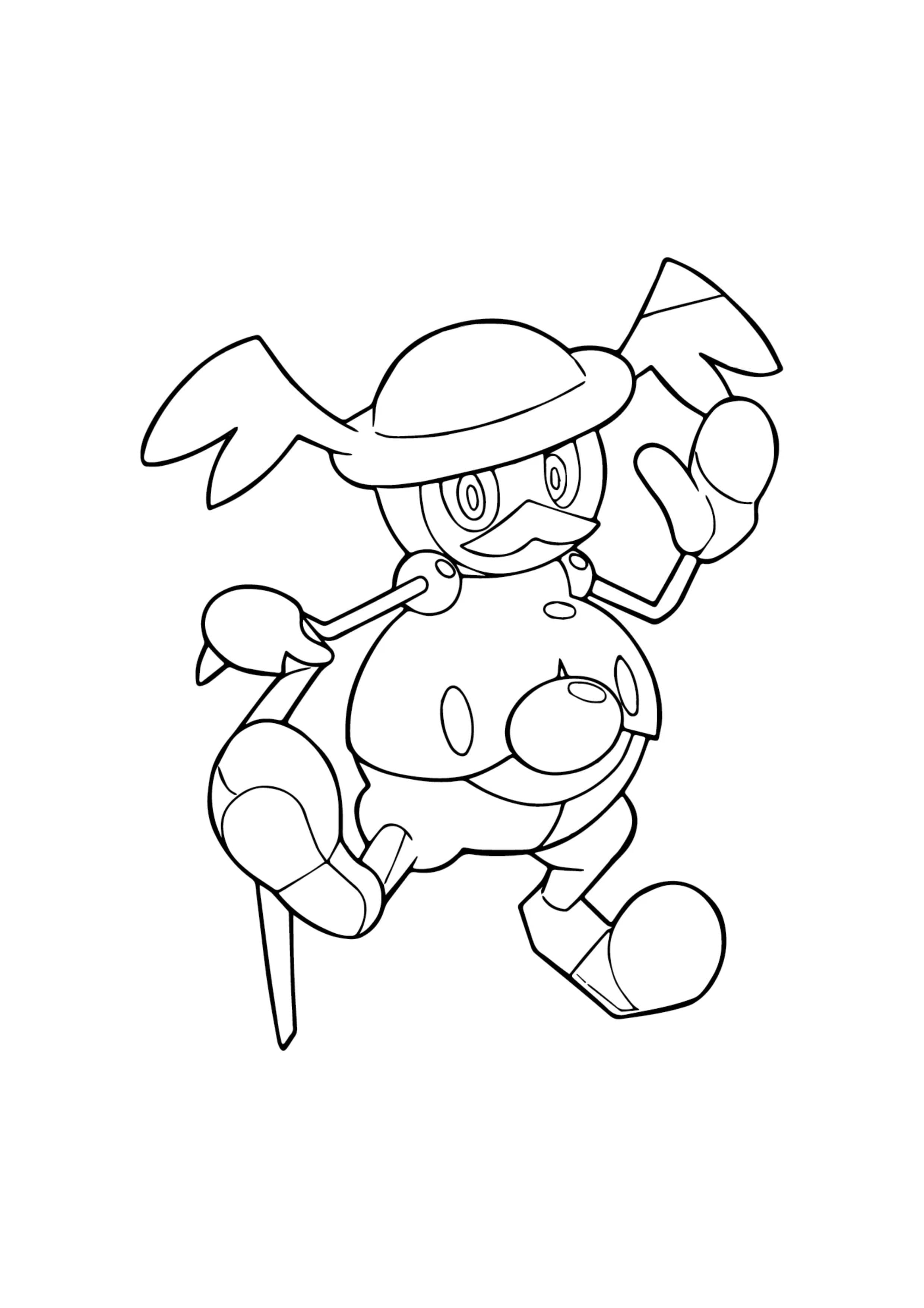 Mr. Rime coloring page (A4) to print