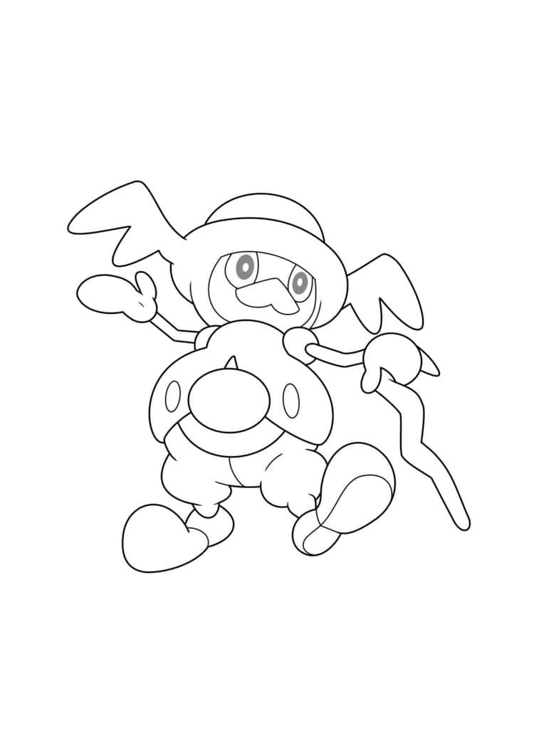 Mr. Rime coloring page (A4) to print