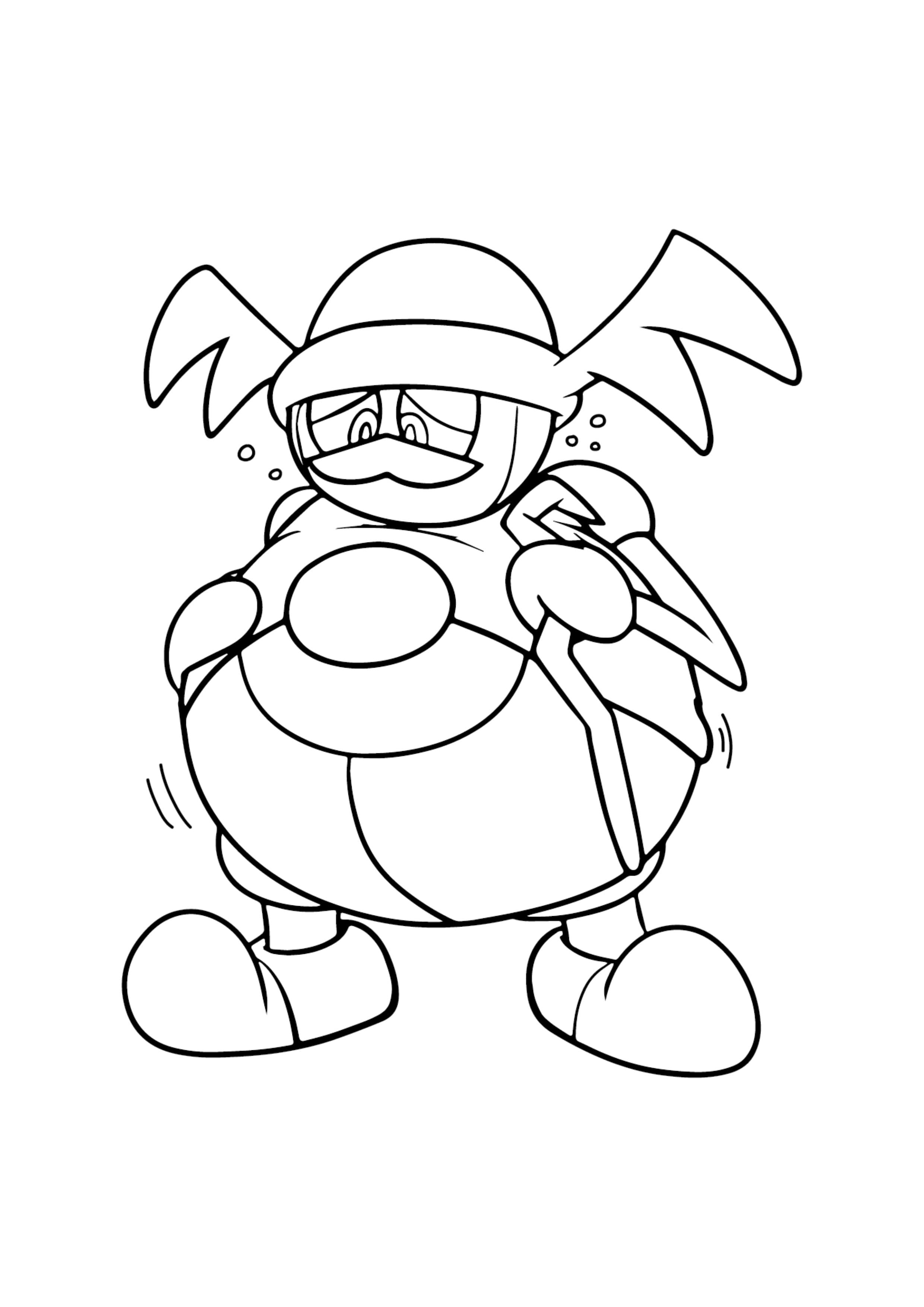 Mr. Rime coloring page (A4) to print