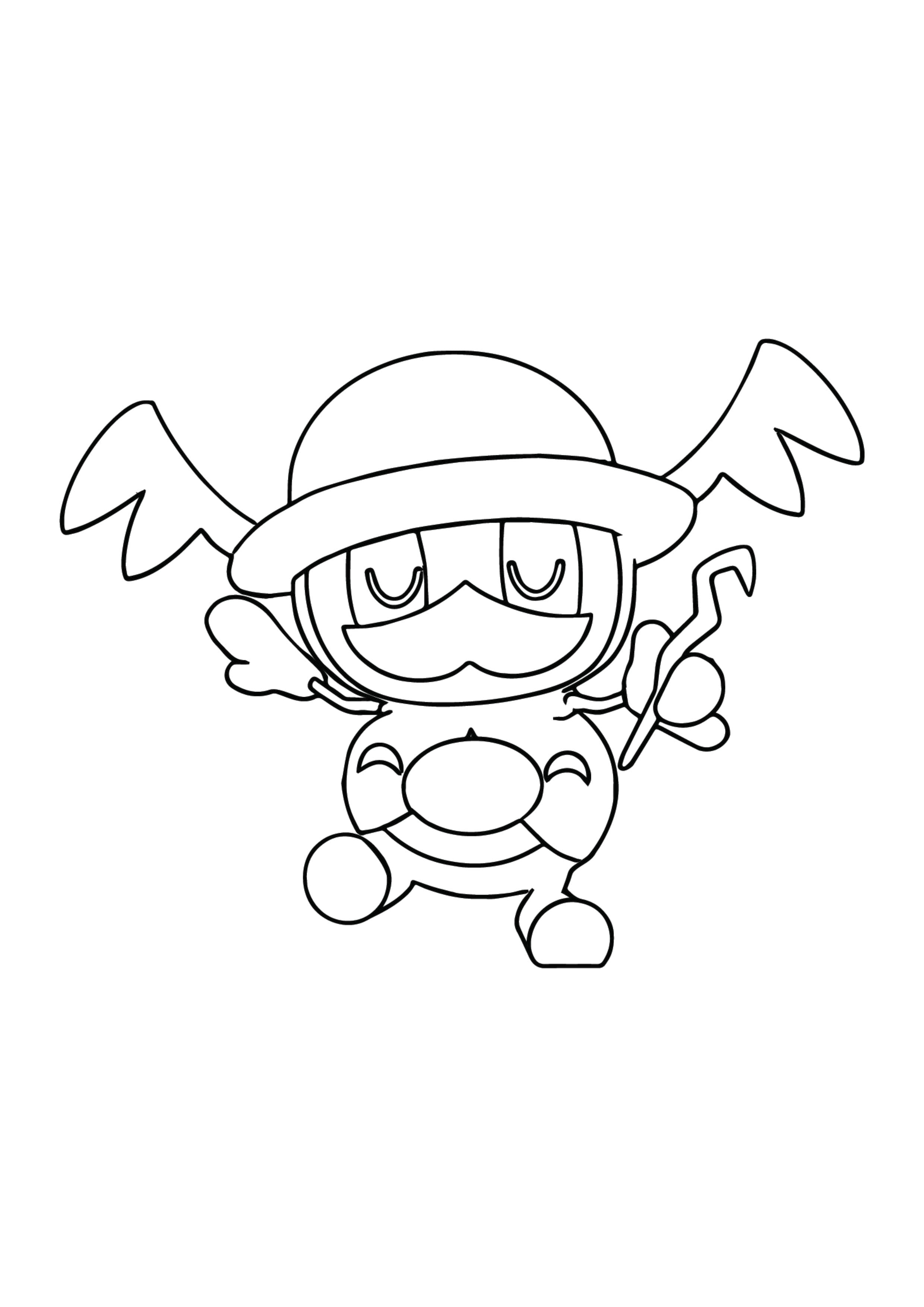 Mr. Rime coloring page (A4) to print