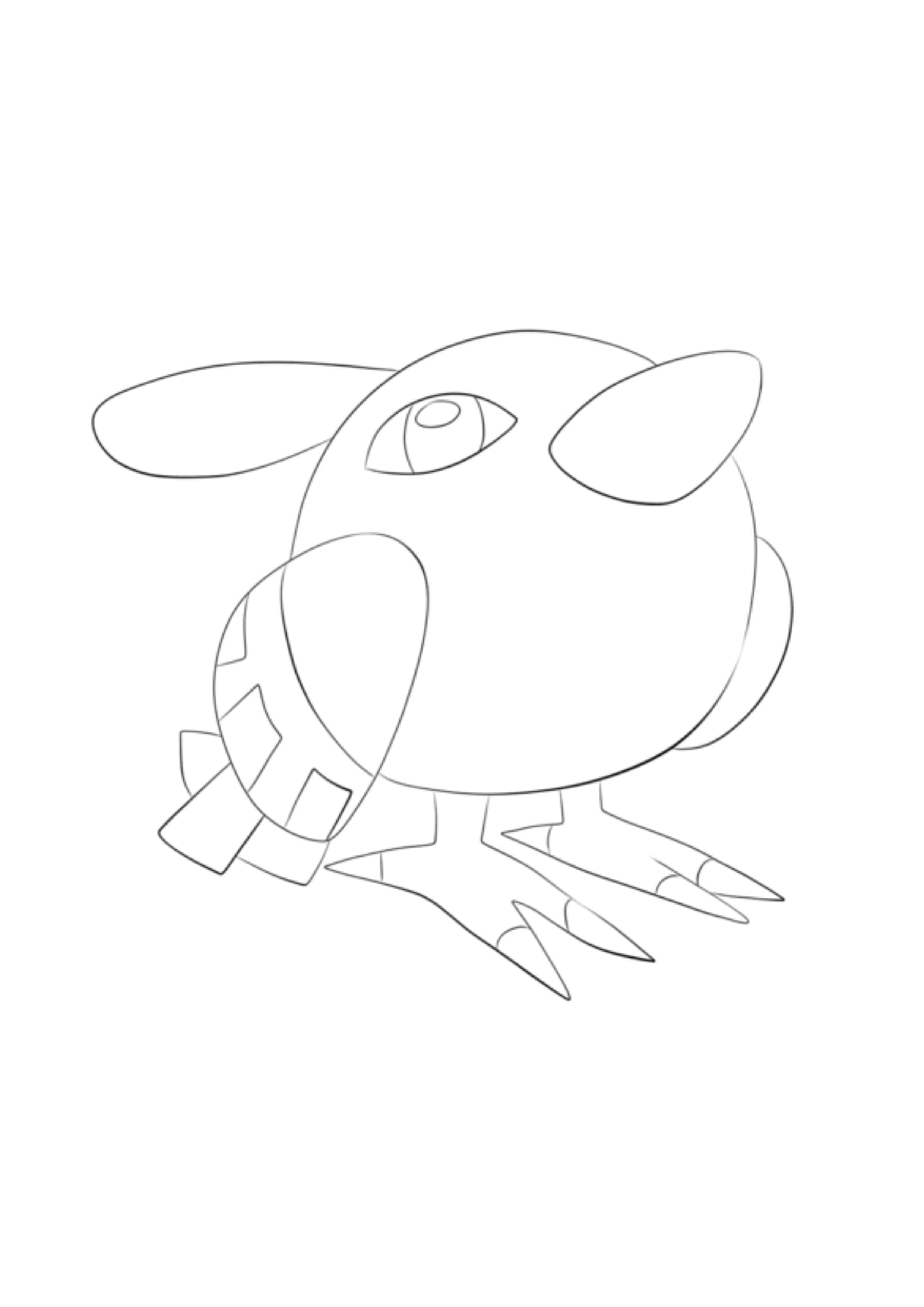 Natu coloring page (A4) to print