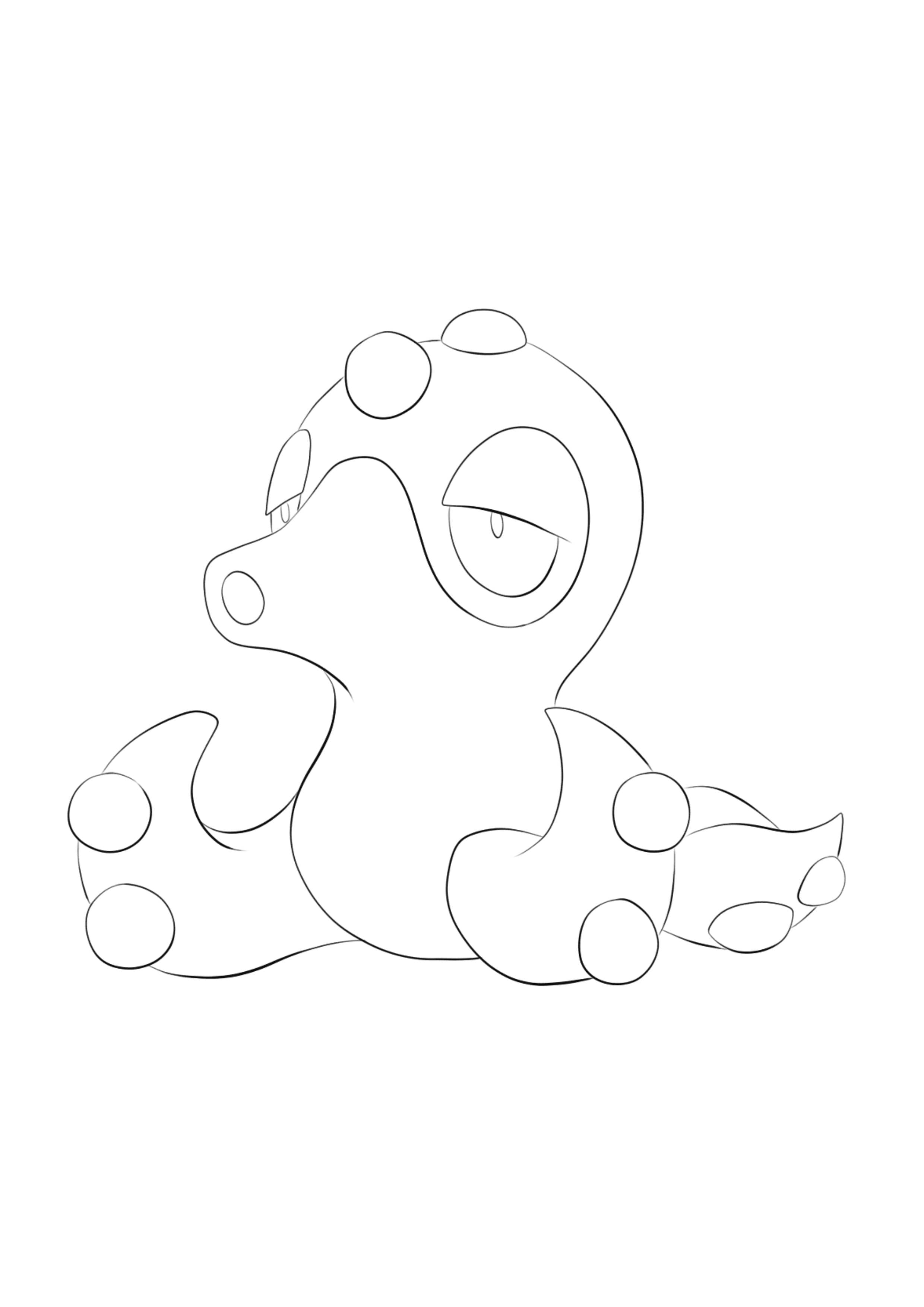 Octillery coloring page (A4) to print