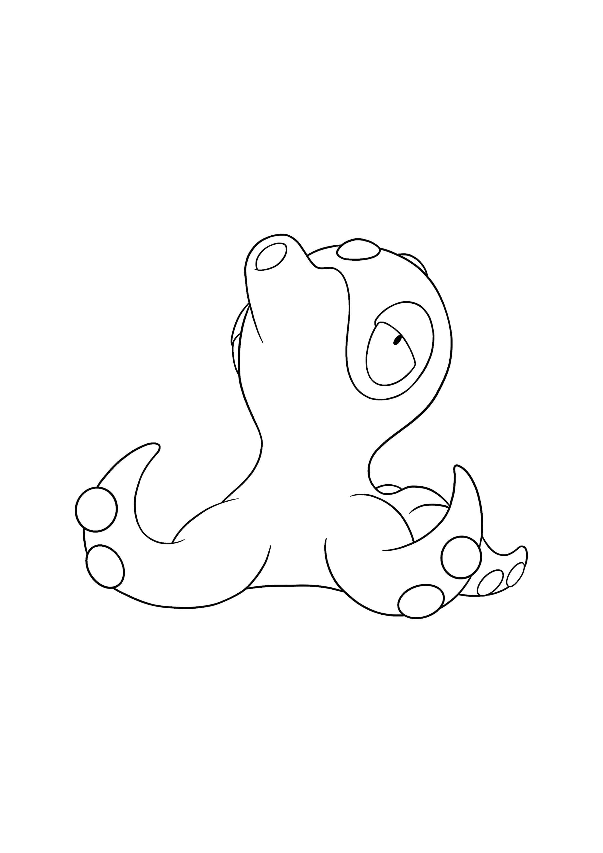 Octillery coloring page (A4) to print