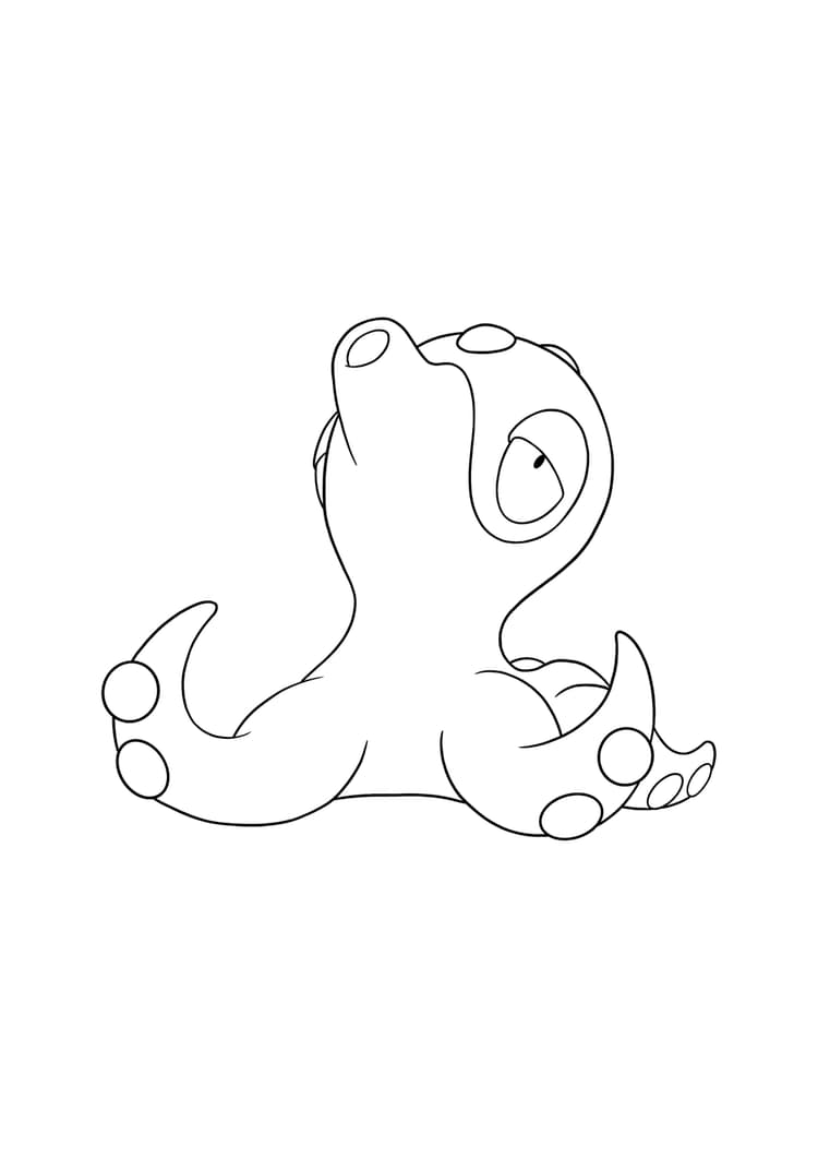 Octillery coloring page (A4) to print
