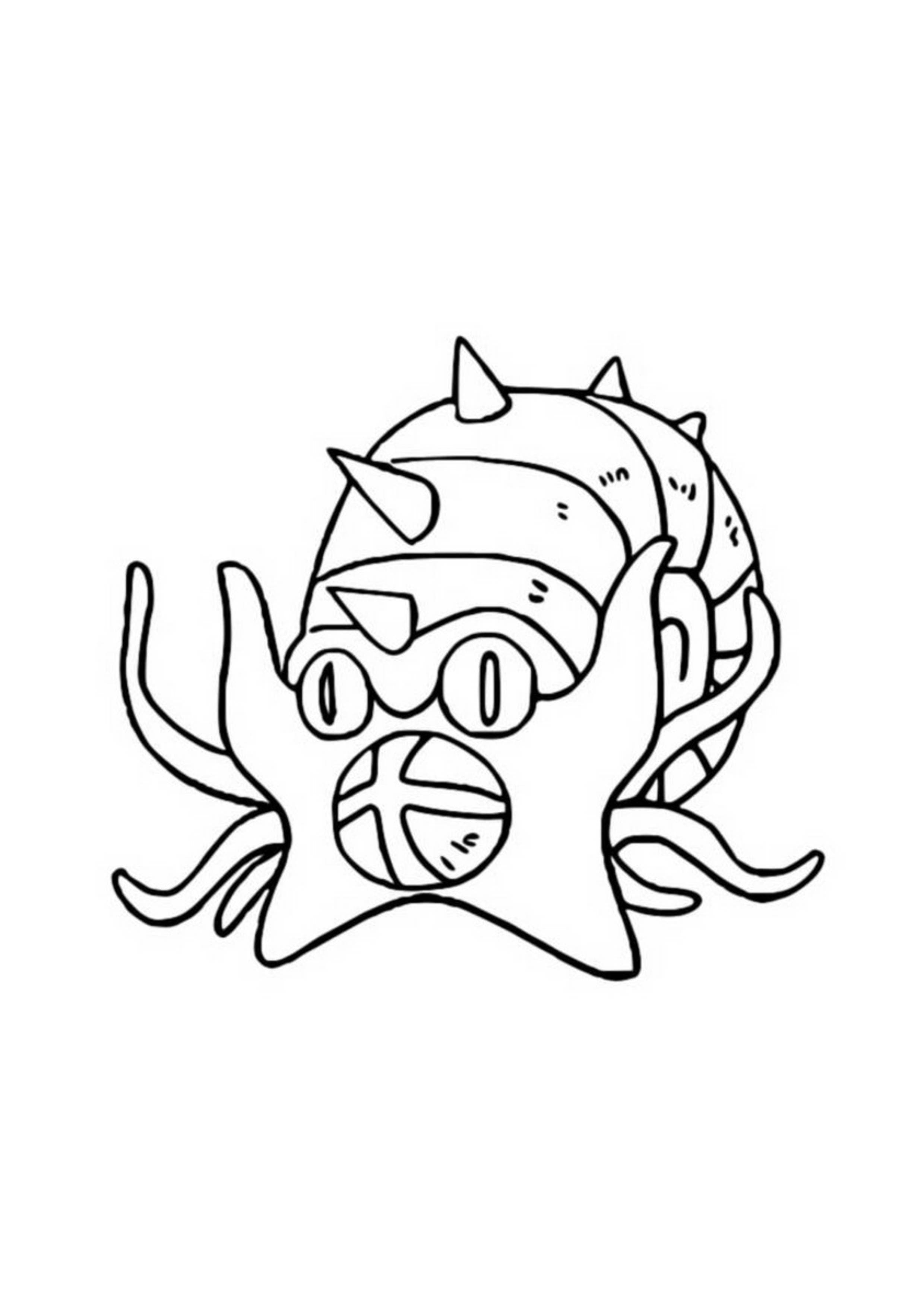 Omastar coloring page (A4) to print