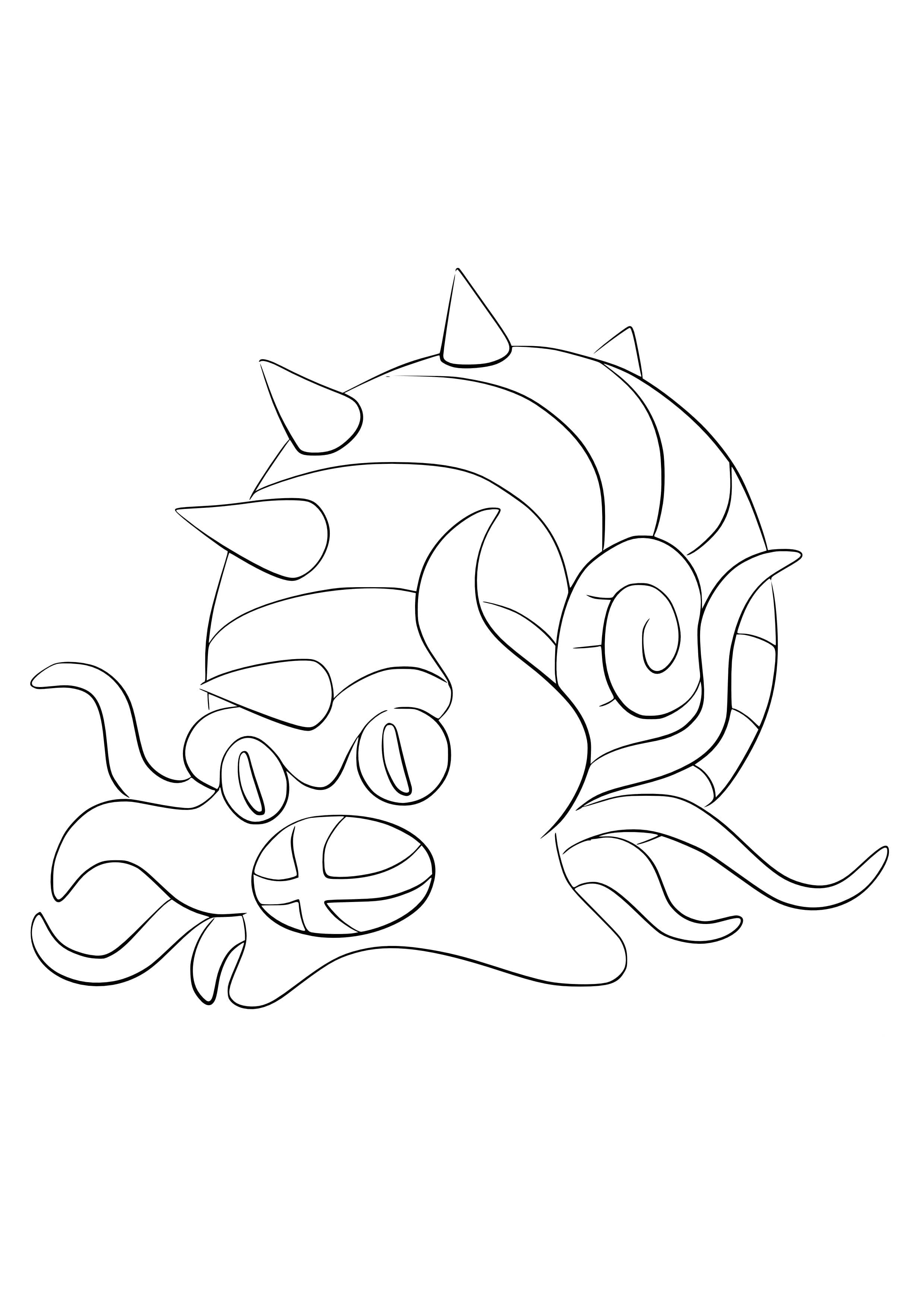 Omastar coloring page (A4) to print
