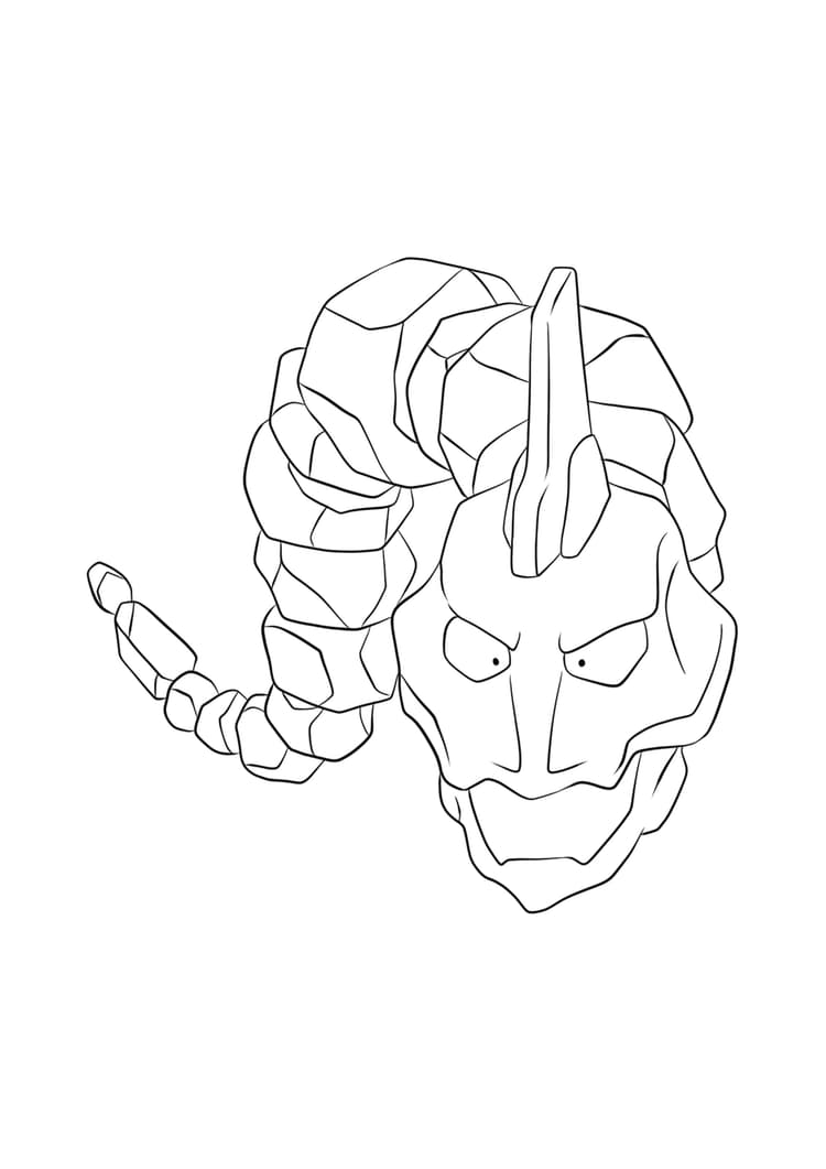 Onix coloring page (A4) to print