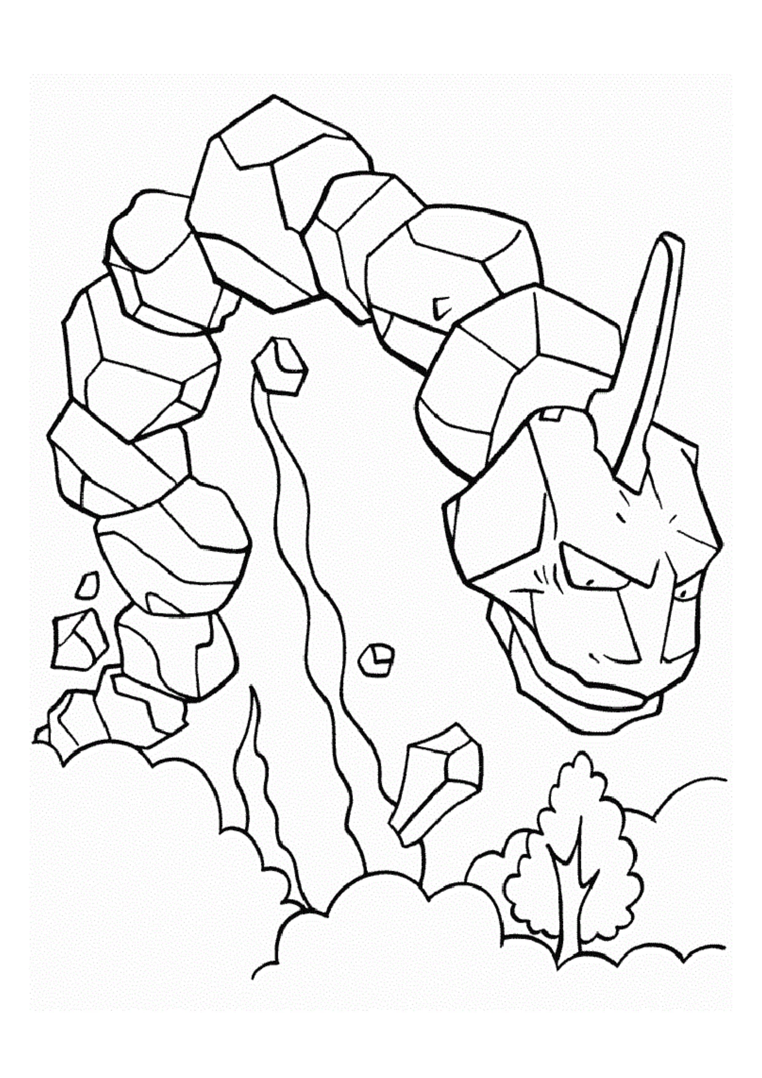 Onix coloring page (A4) to print