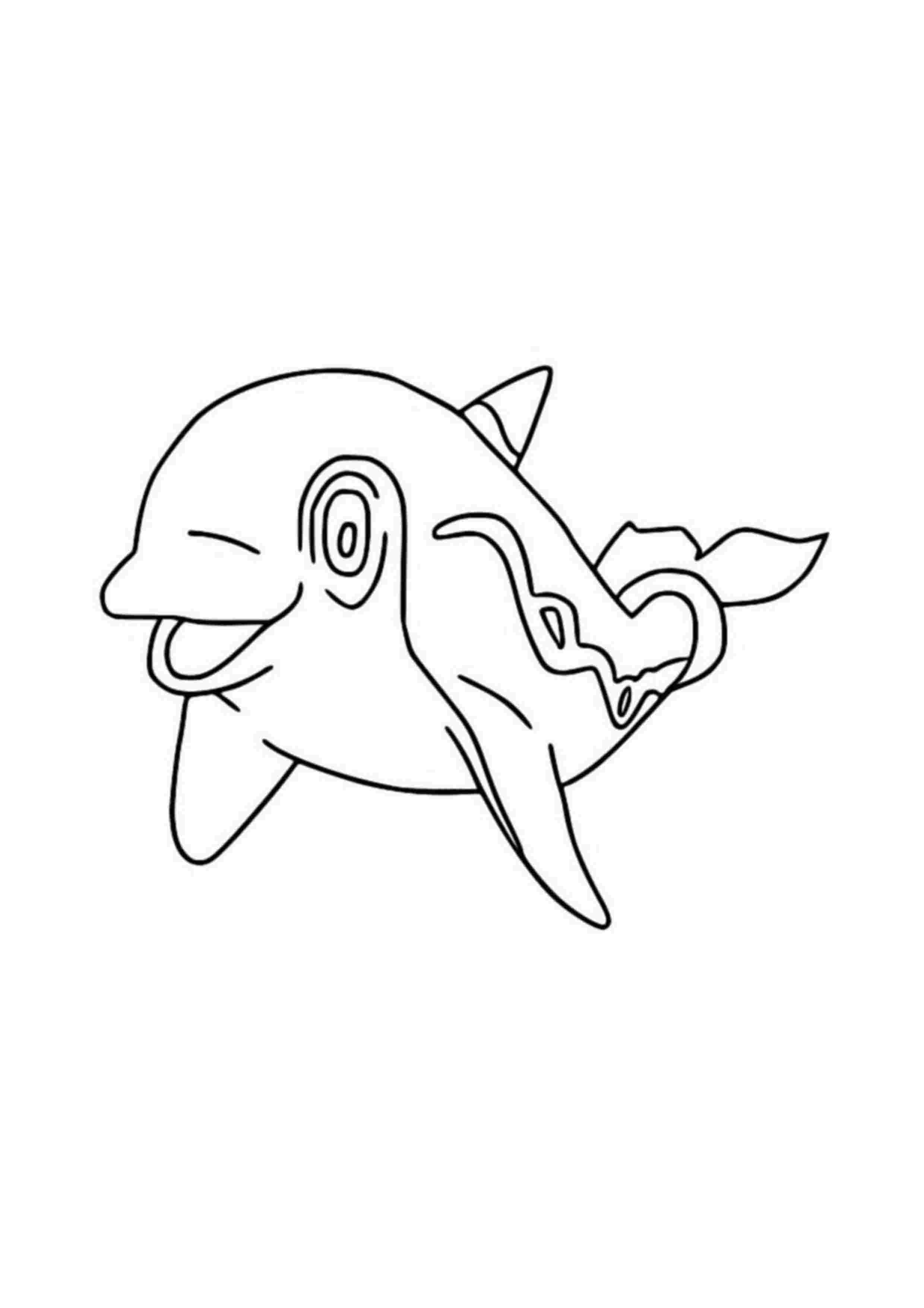 Palafin coloring page (A4) to print