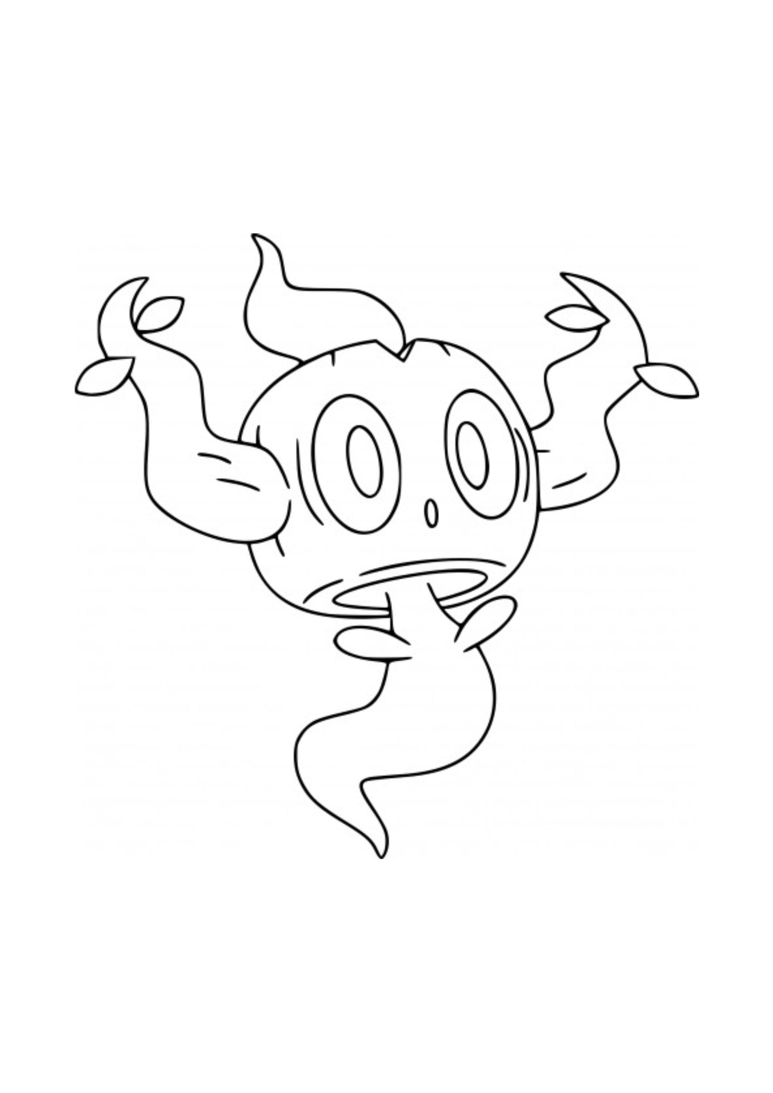 Phantump coloring page (A4) to print