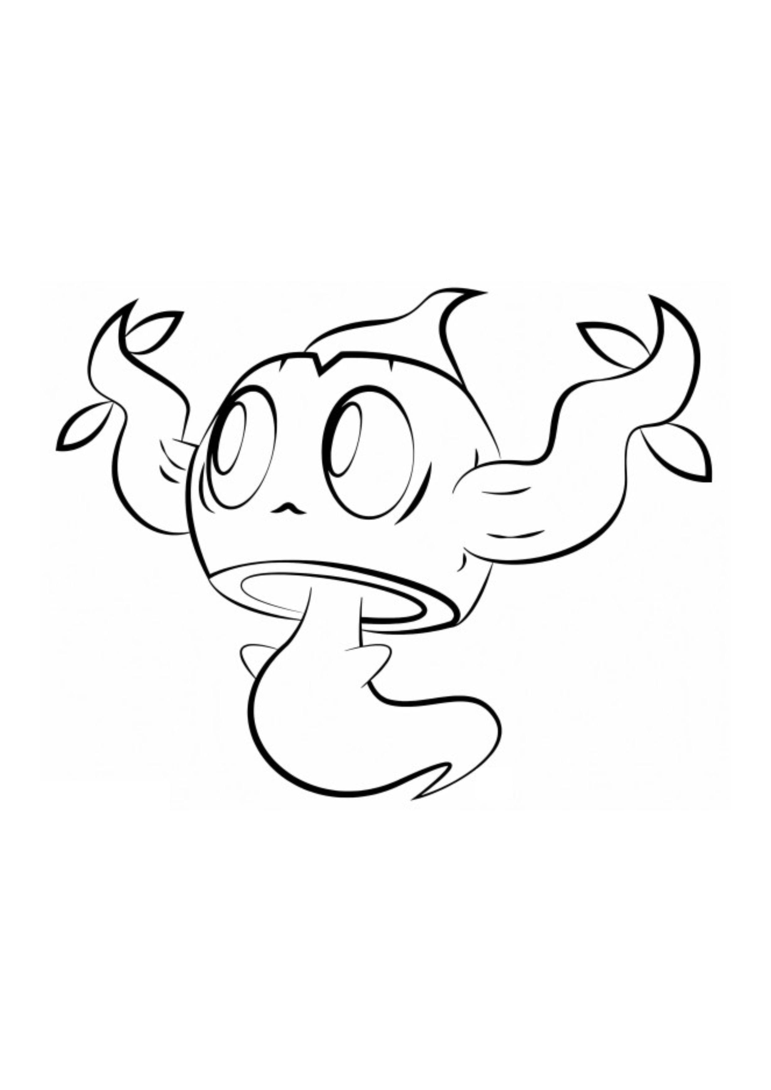 Phantump coloring page (A4) to print