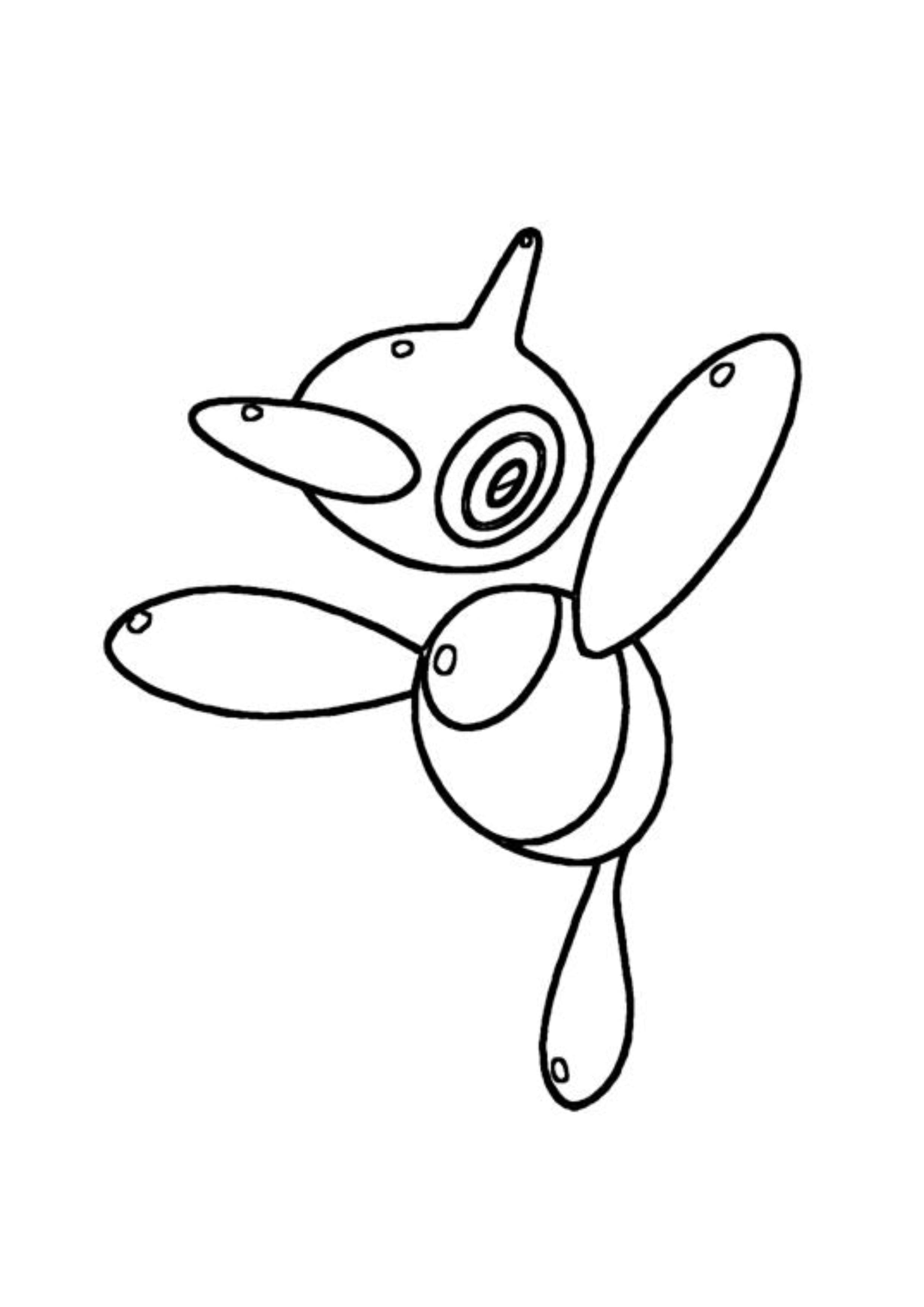 Porygon-Z coloring page (A4) to print